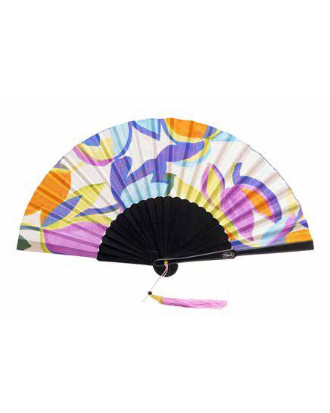 Te Per Due ventaglio in tessuto e legno "Geometric" Multicolor TPWR.618