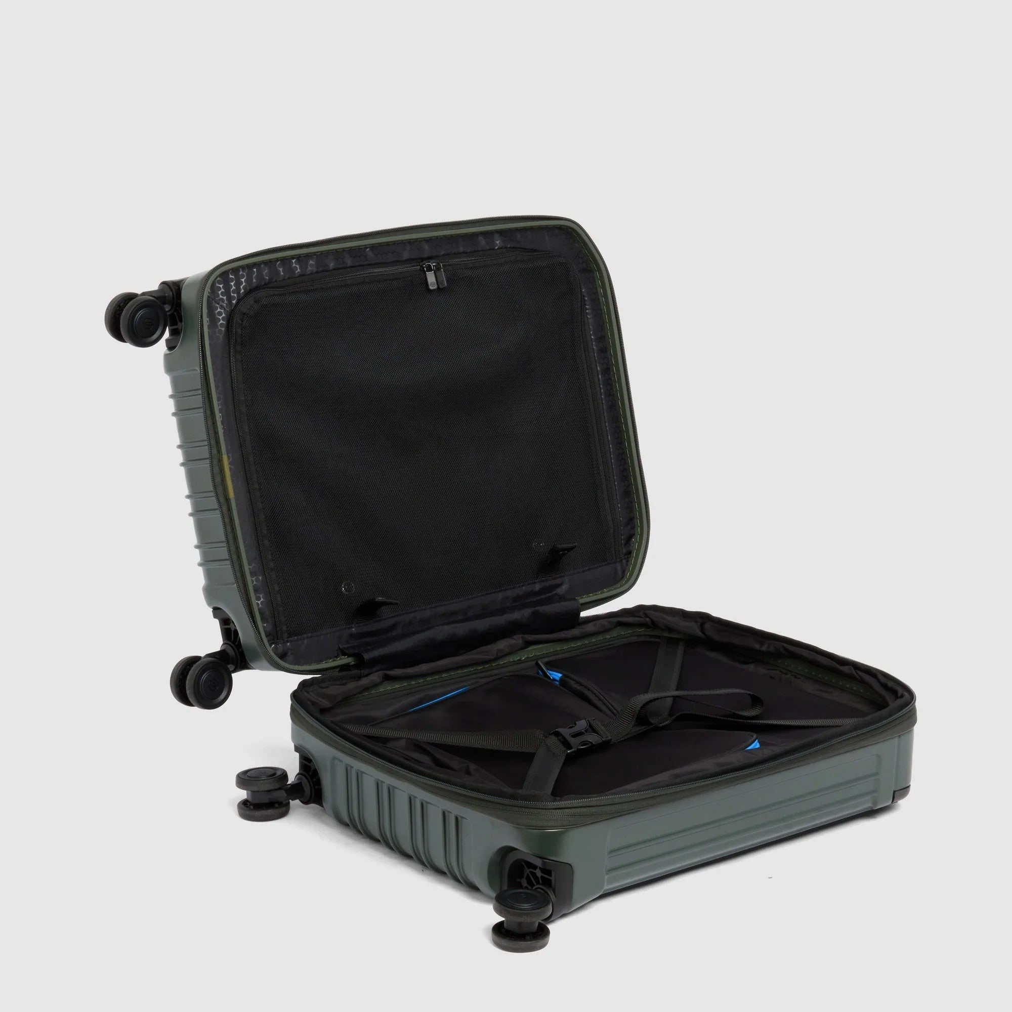 Piquadro trolley cabina in policarbonato "PQ Light" Verde BV7245PQL.VEO2