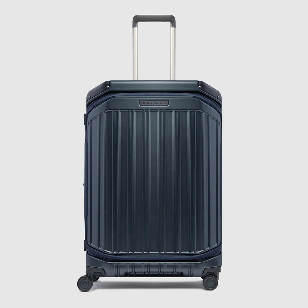 Piquadro trolley medio in policarbonato "PQ Light" Blu BV7246PQL.BLUO
