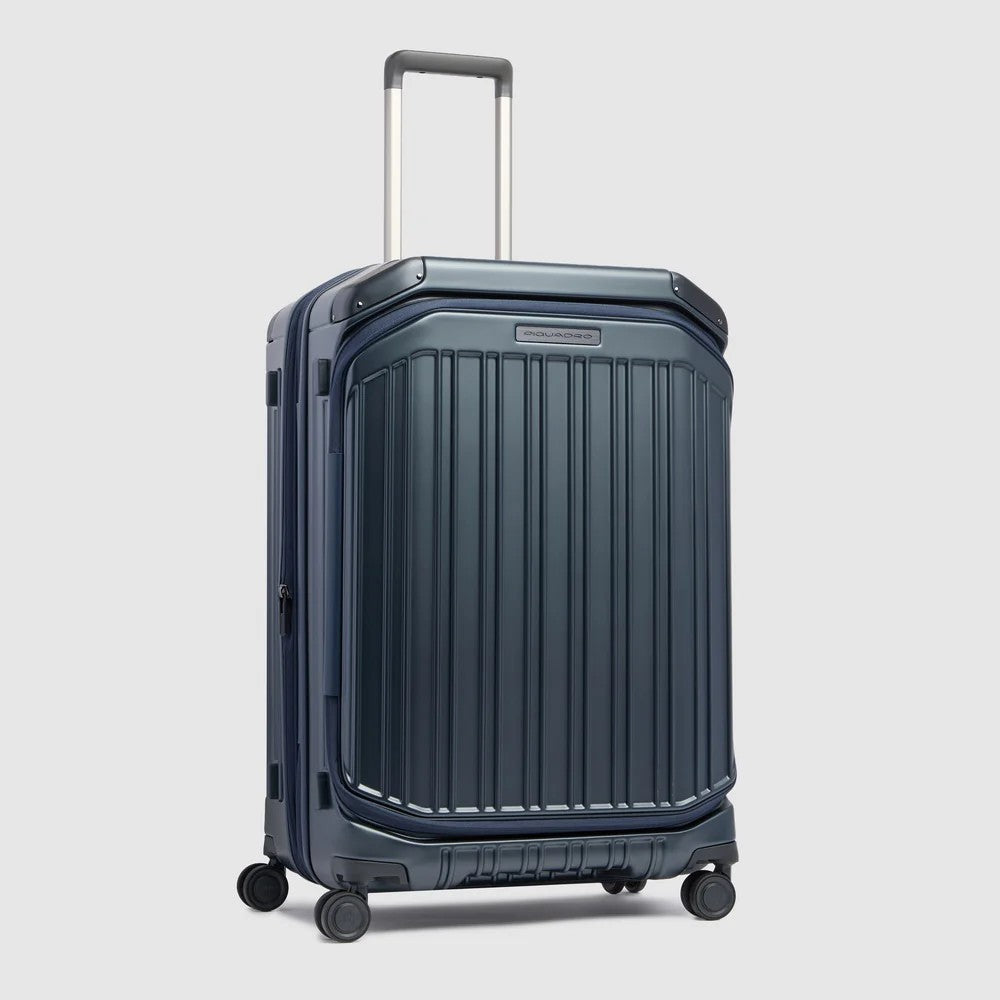 Piquadro trolley medio in policarbonato "PQ Light" Blu BV7246PQL.BLUO