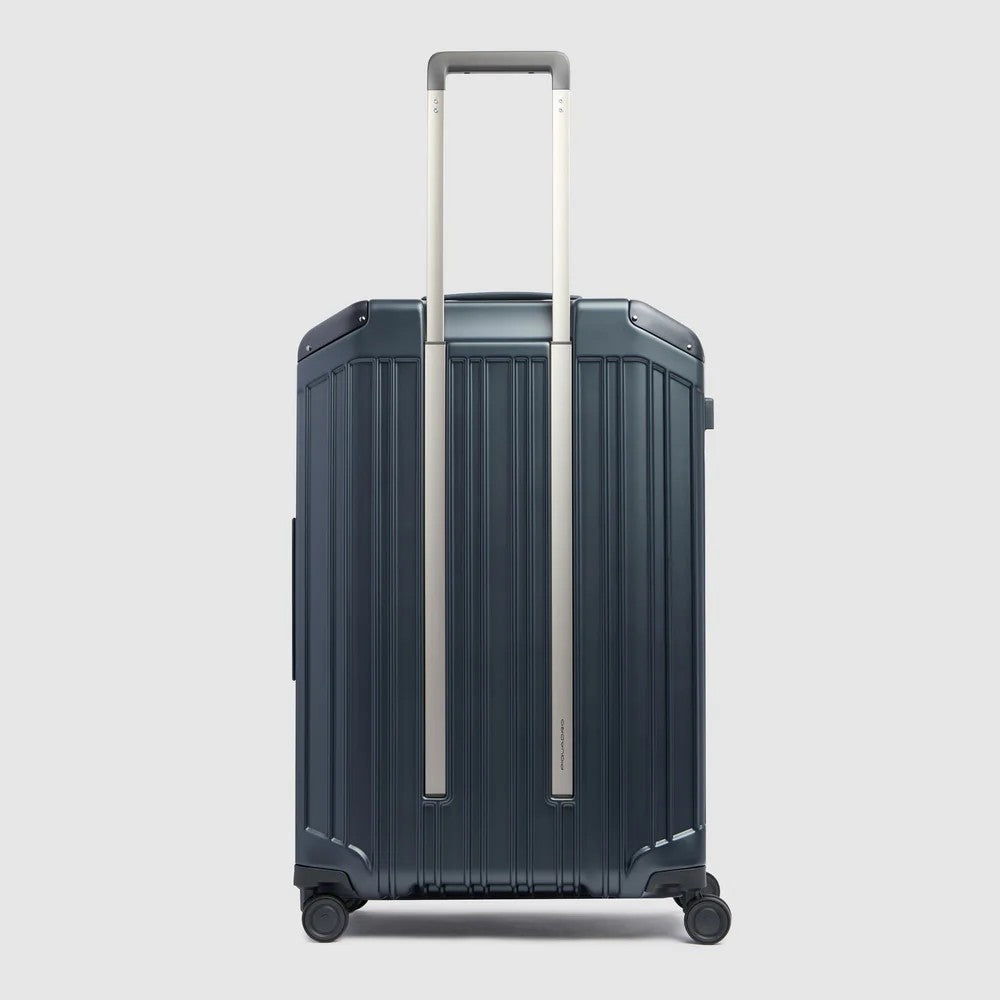 Piquadro trolley medio in policarbonato "PQ Light" Blu BV7246PQL.BLUO