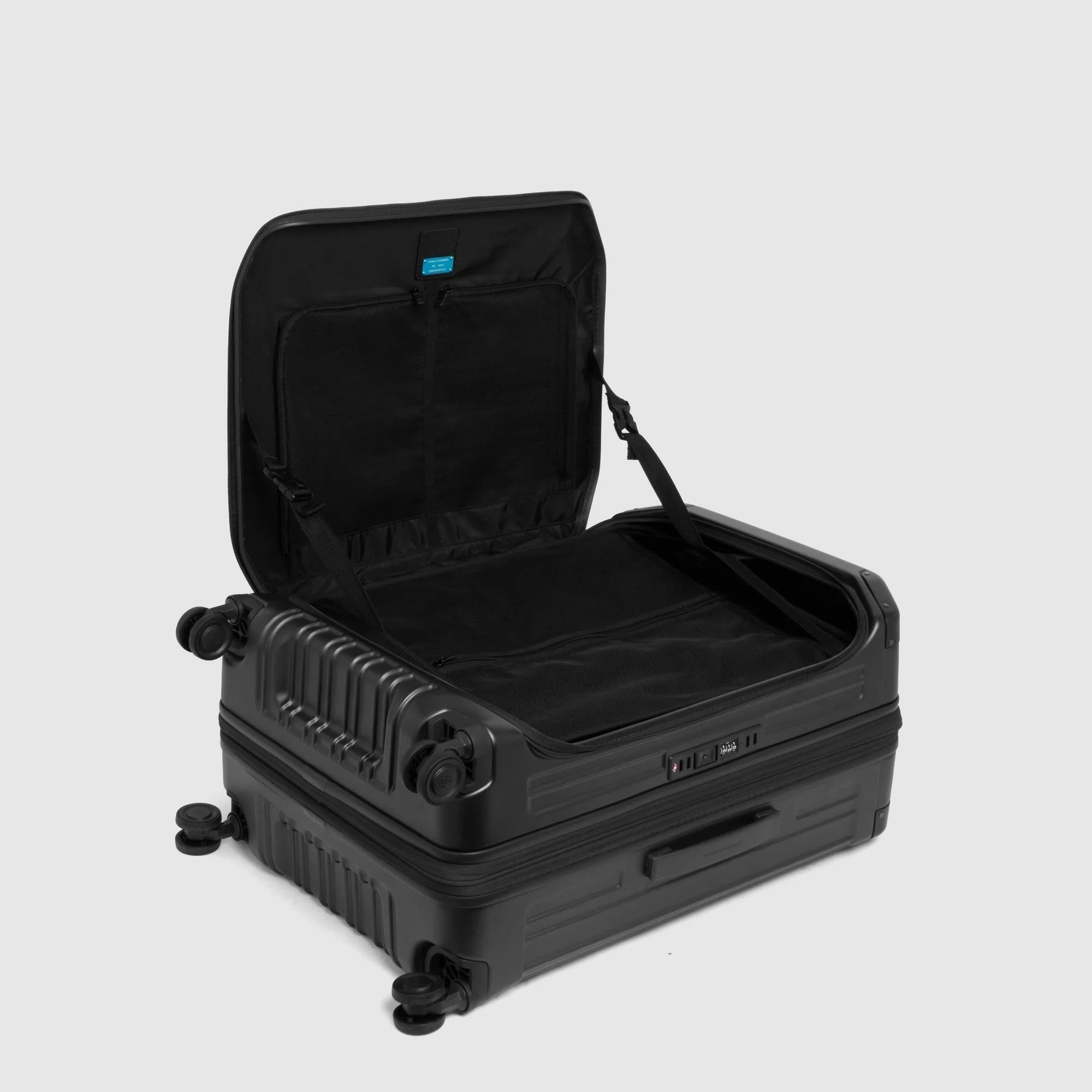 Piquadro trolley medio in policarbonato "PQ Light" Nero BV7246PQL.NO
