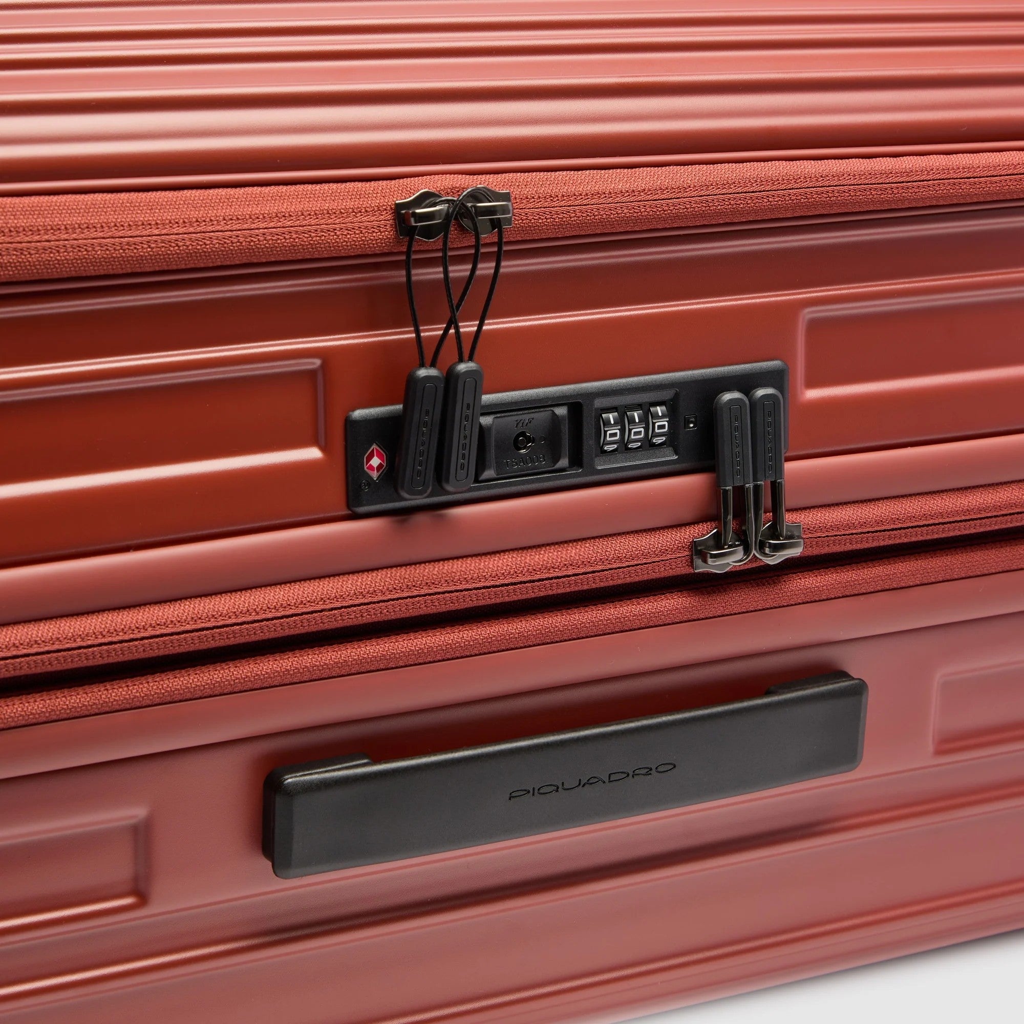 Piquadro trolley grande in policarbonato "PQ Light" Terracotta BV7247PQL.CUO