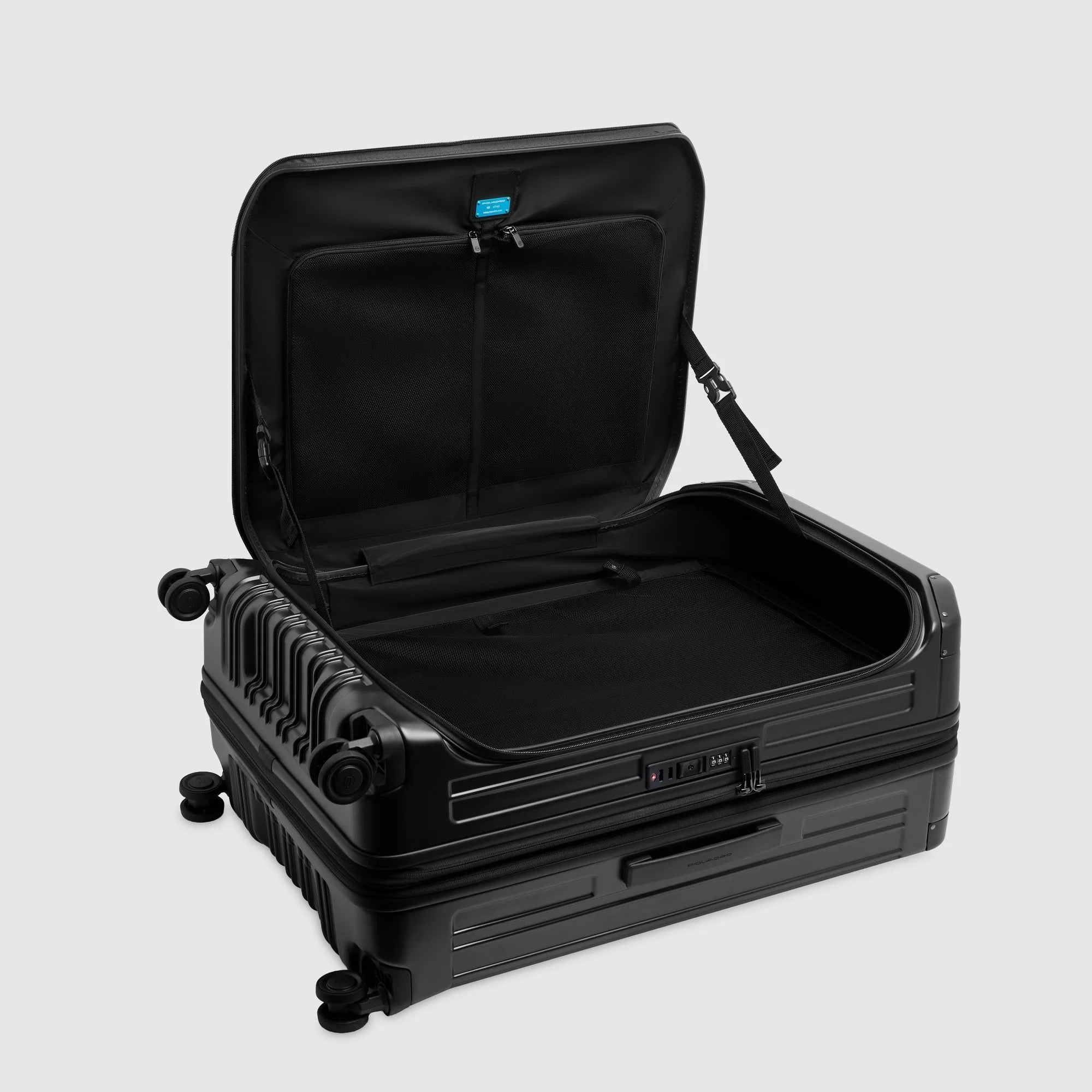 Piquadro trolley grande in policarbonato "PQ Light" Nero BV7247PQL.NO
