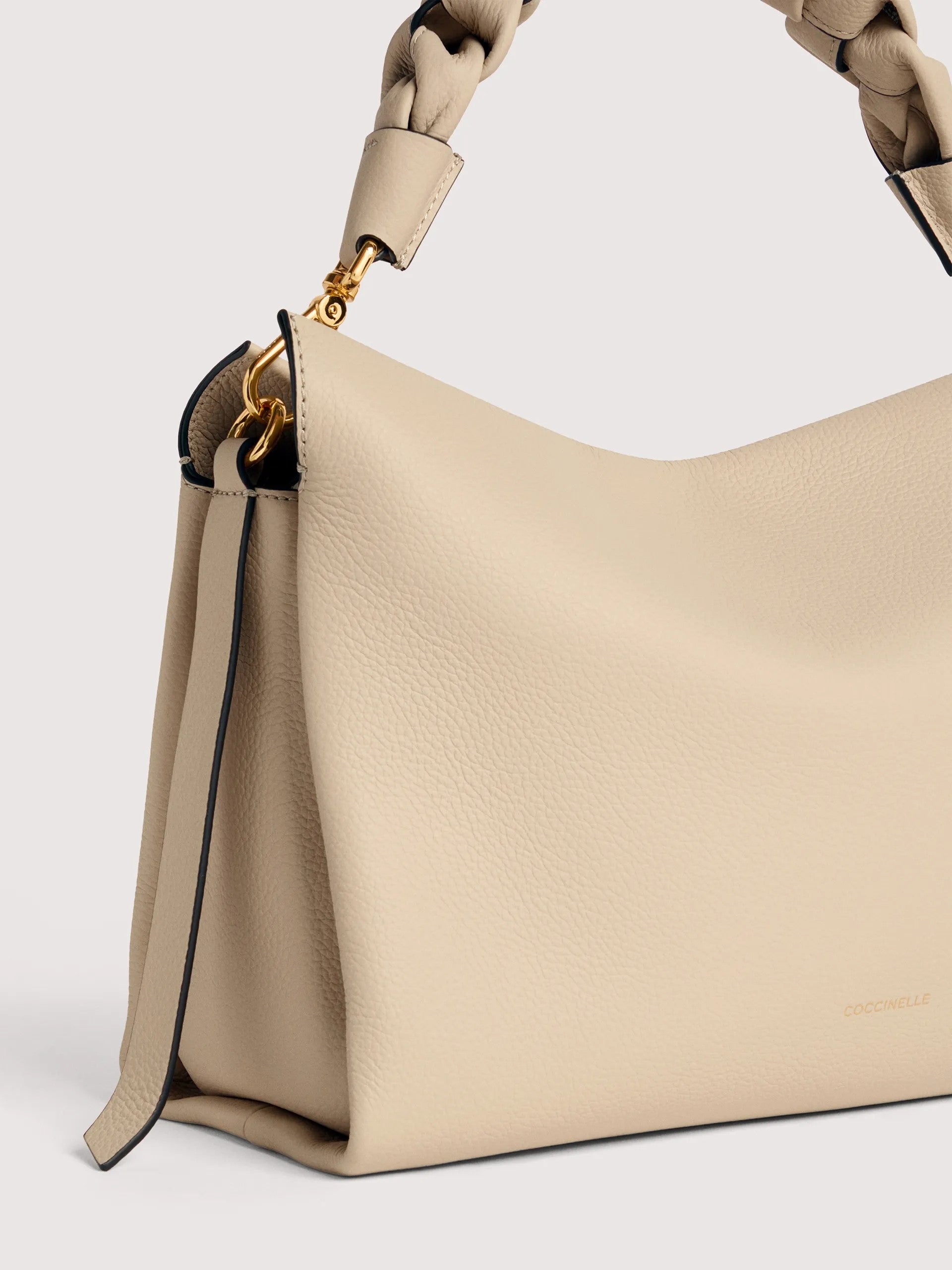 Coccinelle borsa a spalla in pelle "Boheme" Beige E1M50190201.700 SANDSHELL/SEAG