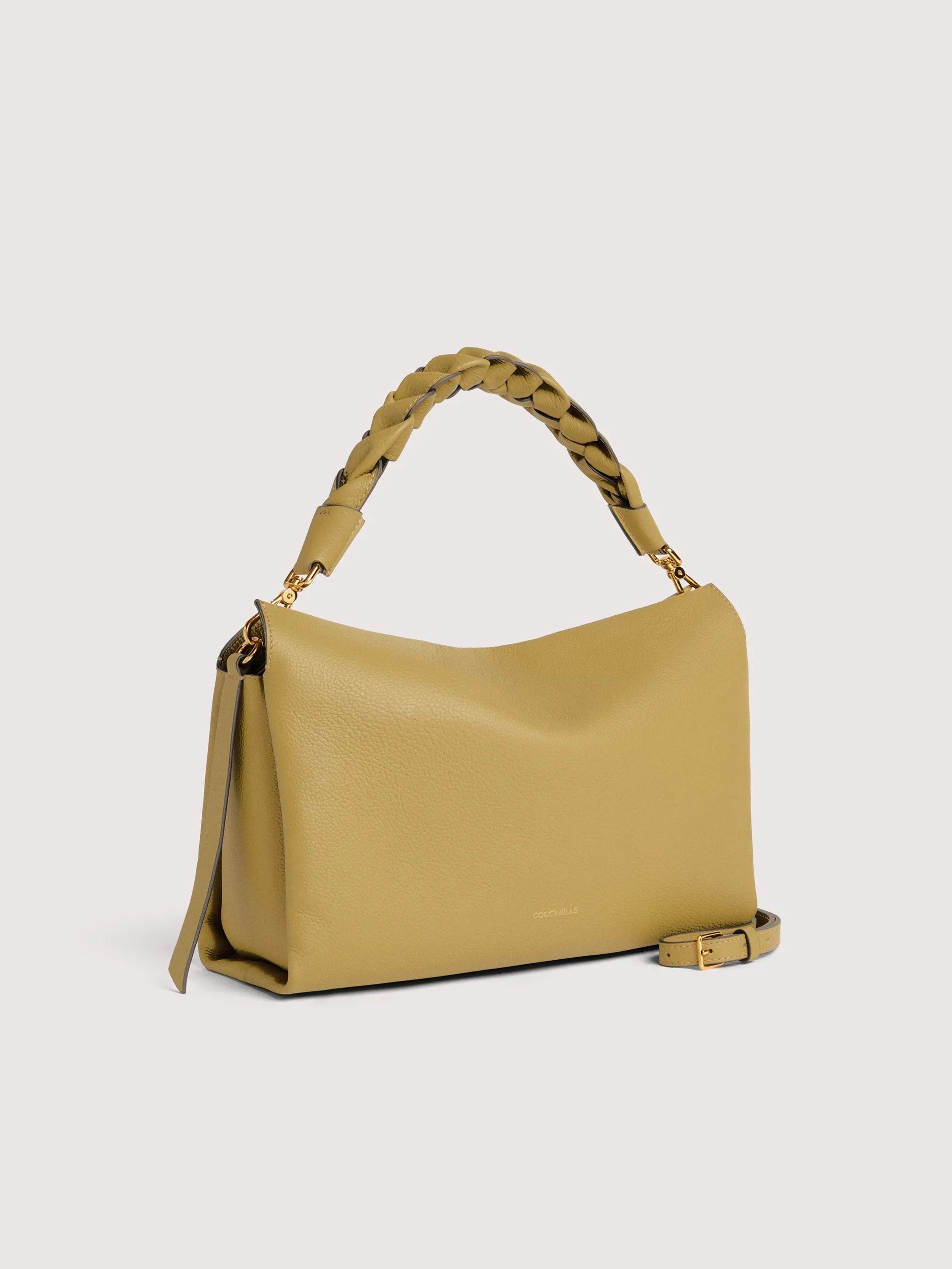 Coccinelle borsa a spalla in pelle "Boheme" Verde E1M50190201.776 SEAGRASS/SANSH