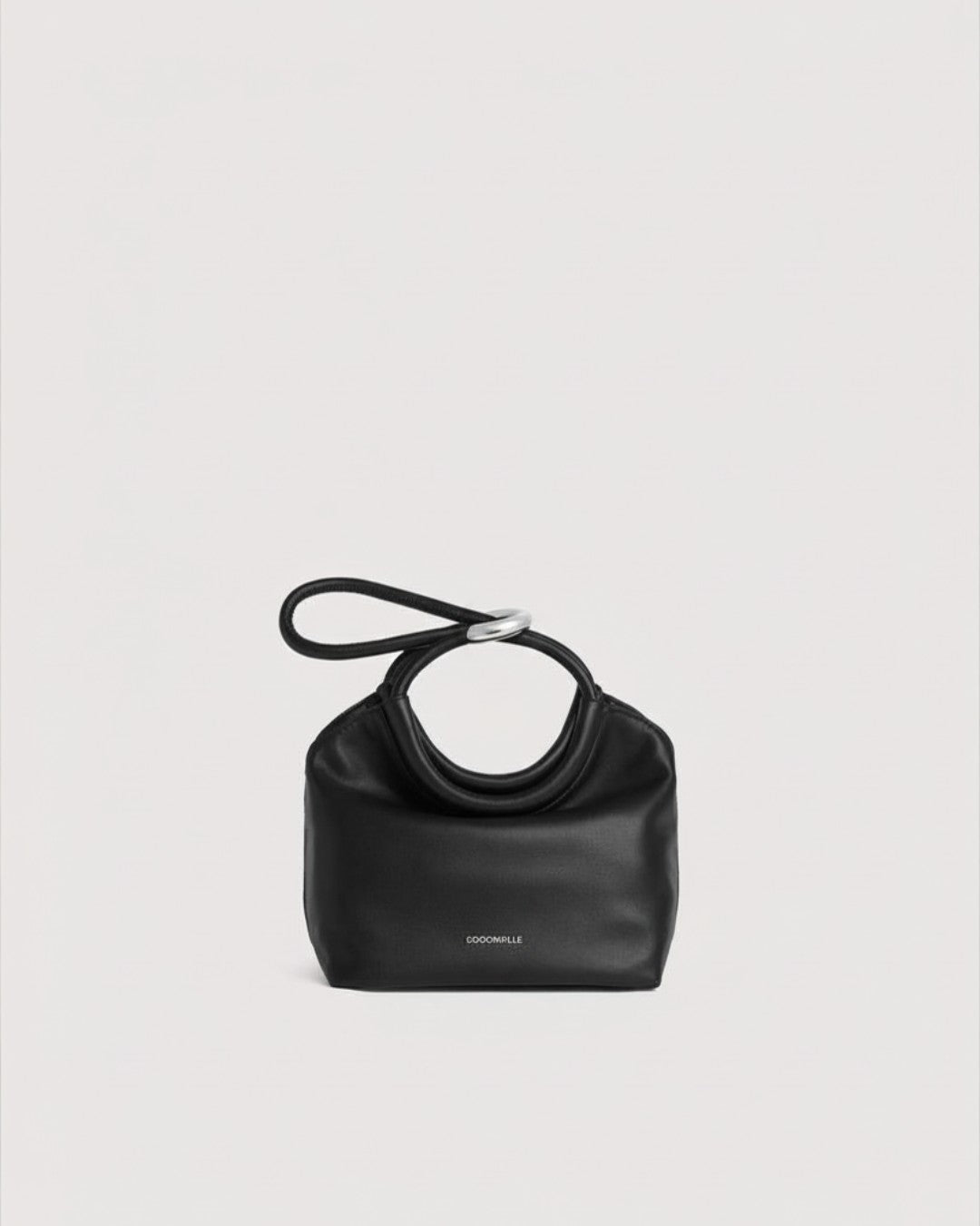 Coccinelle borsa a mano in pelle "Finn Pouch" Nero E1UAA580102.001 NOIR
