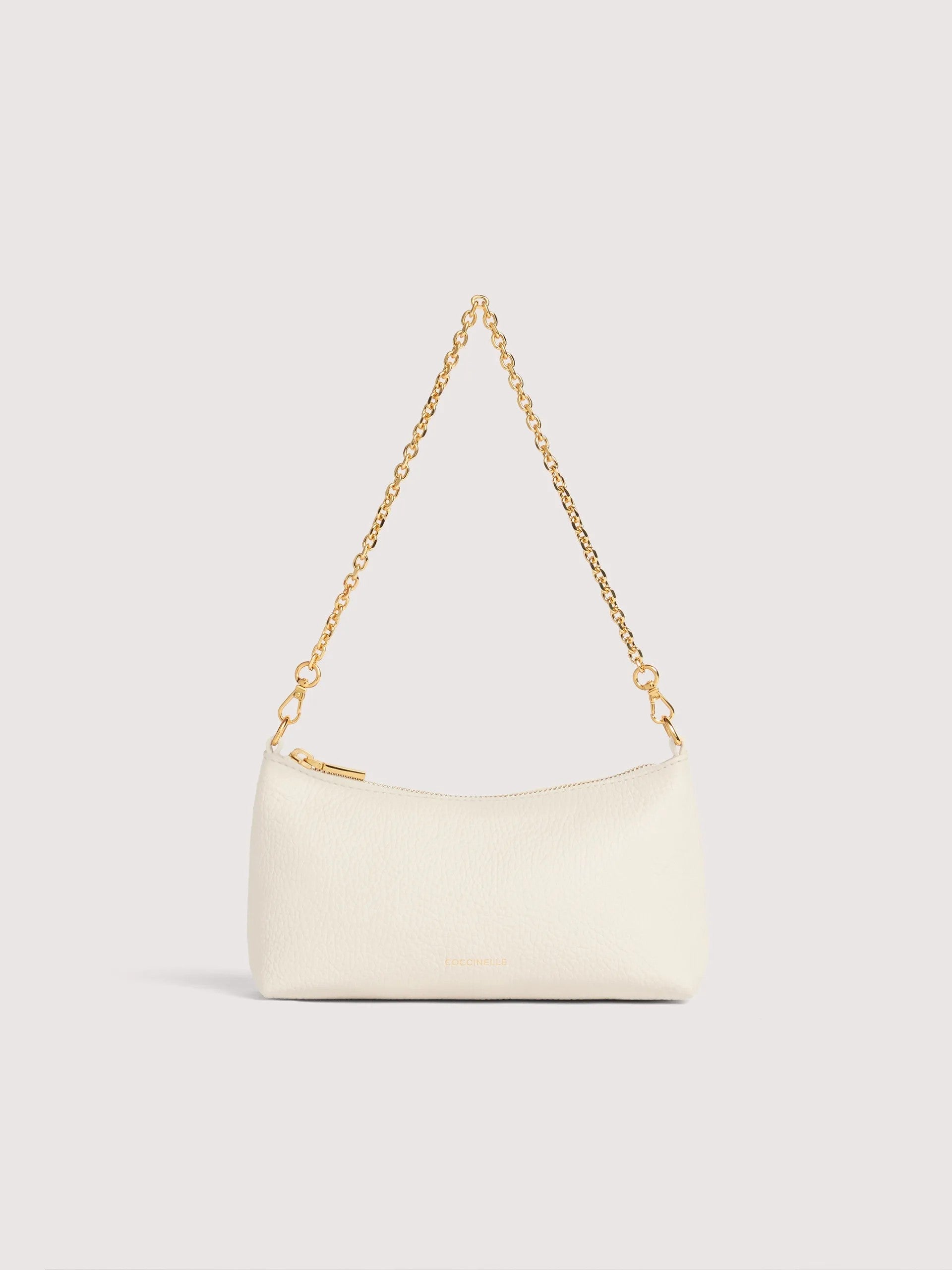 Coccinelle borsa a spalla in pelle "Aura" Bianco E5QH0550101.N17 PEARL