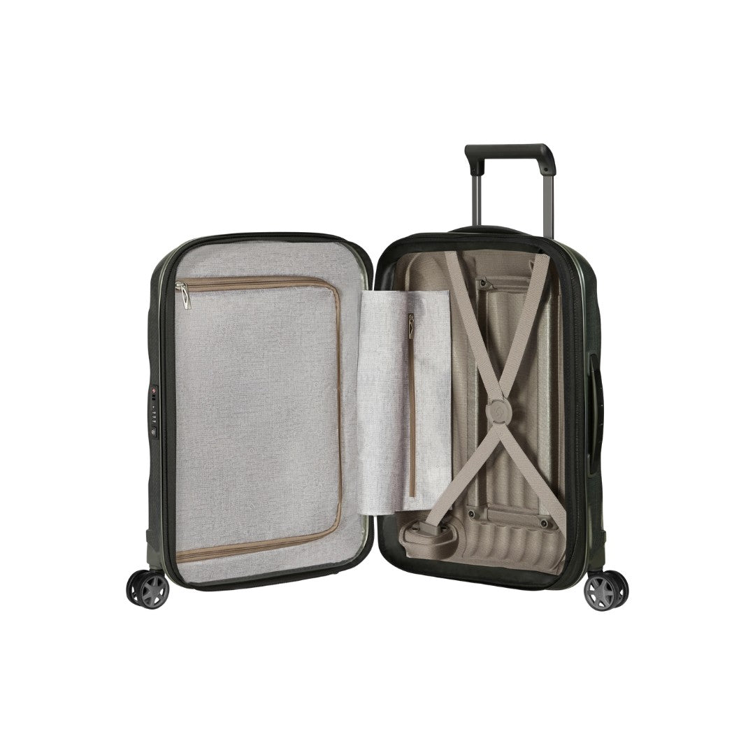 Samsonite trolley cabina espandibile in curv "C-lite" Verde 159482.1542 METALLIC GREEN