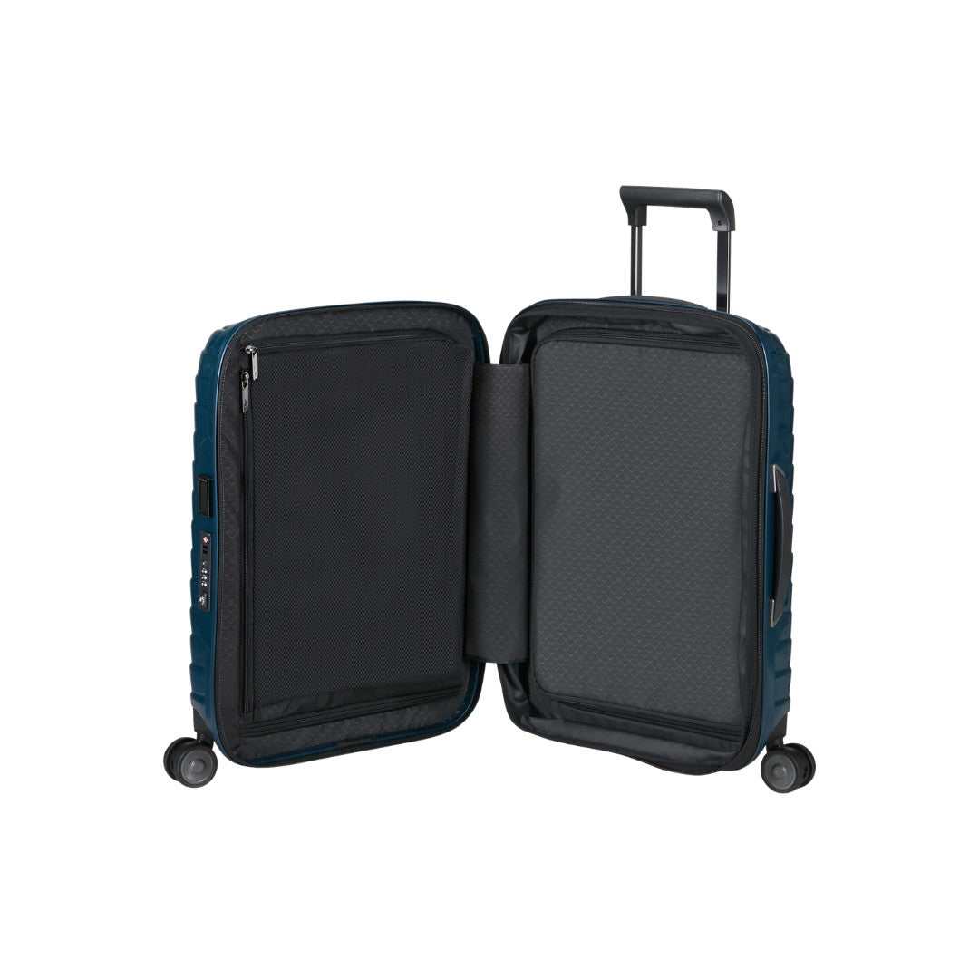 Samsonite trolley cabina espandibile in roxkin "Proxis" Blu 158191.1686 PETROL BLUE