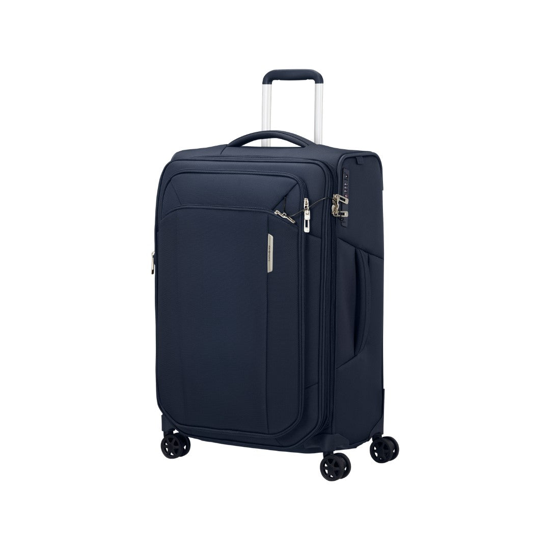 Samsonite trolley medio in tessuto "Respark" Blu 143330.1549 MIDNIGHT BLUE