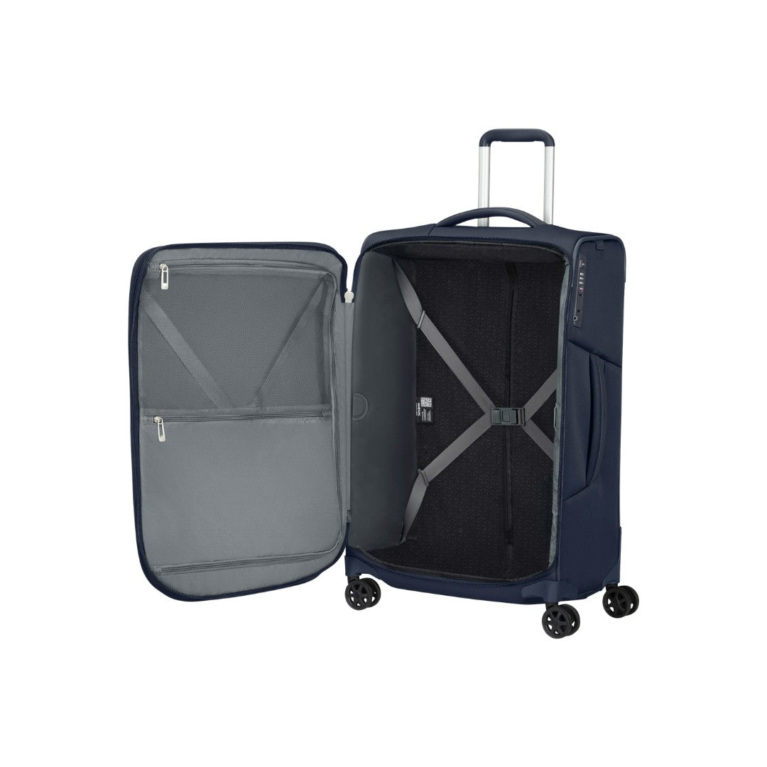 Samsonite trolley medio in tessuto "Respark" Blu 143330.1549 MIDNIGHT BLUE