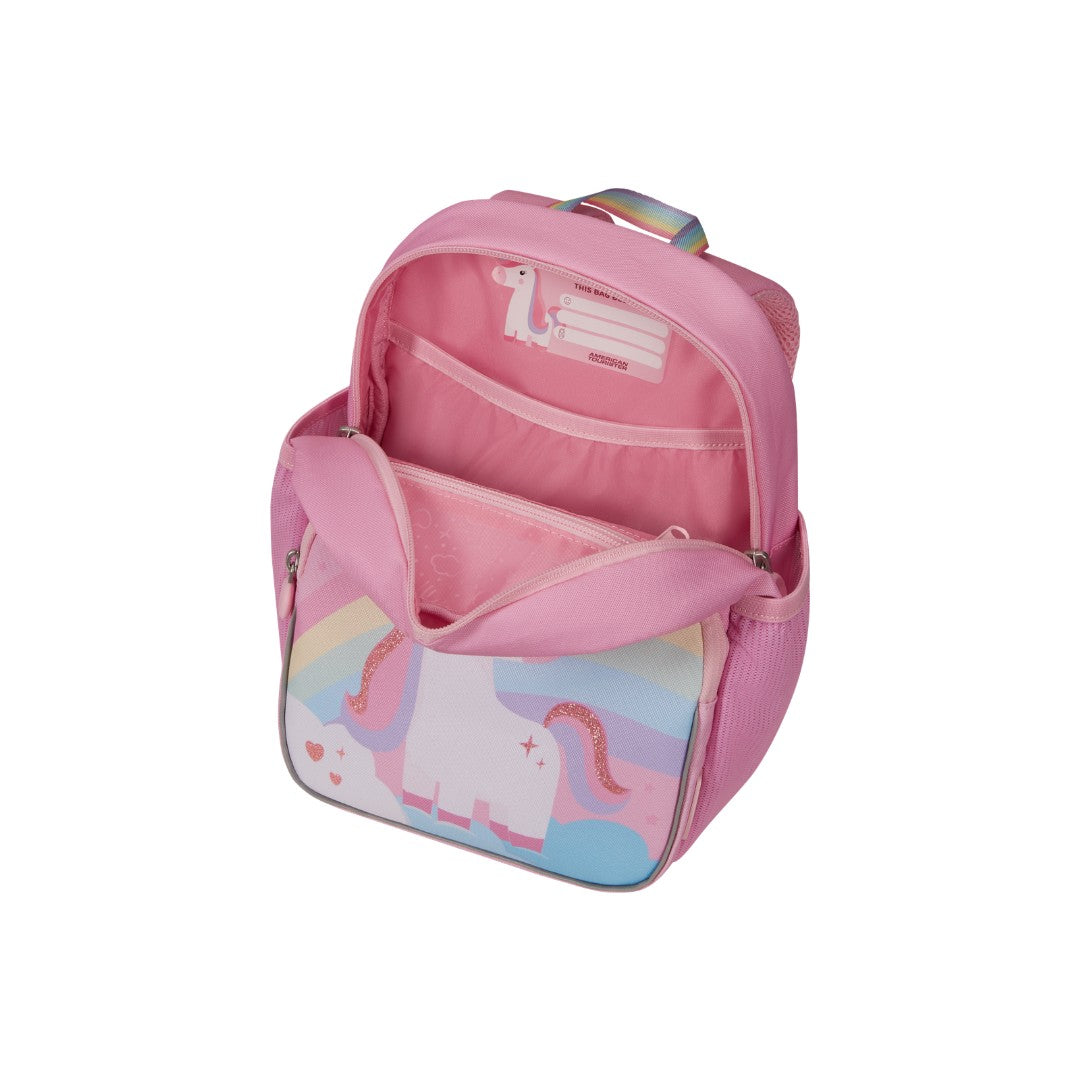 American Tourister zaino kids in tessuto "Wondertrips" Rosa 162073.8011 UNICORN