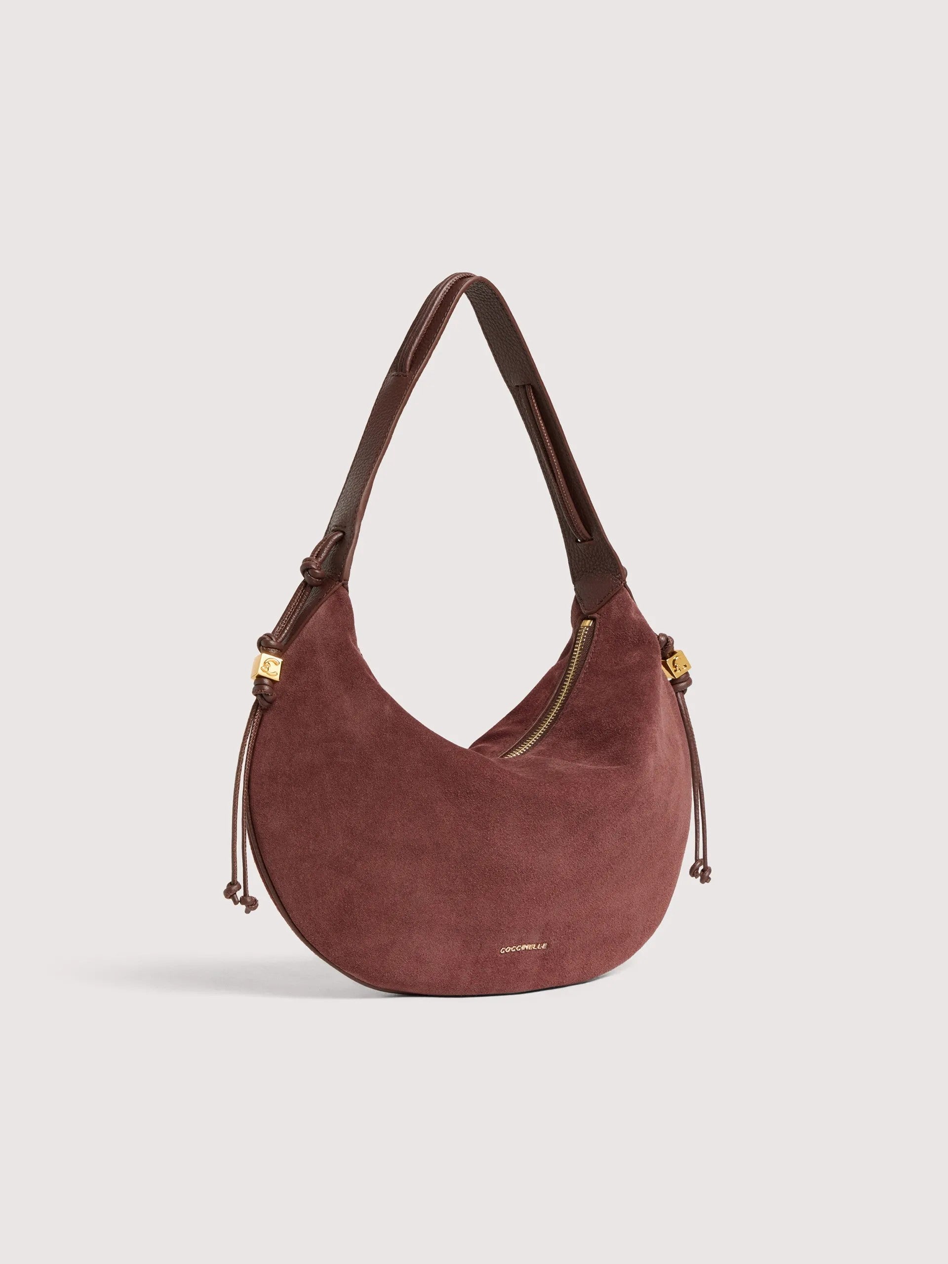 Coccinelle borsa a spalla in camoscio "Thess" Marrone E1VCB130201.R49 BERRY
