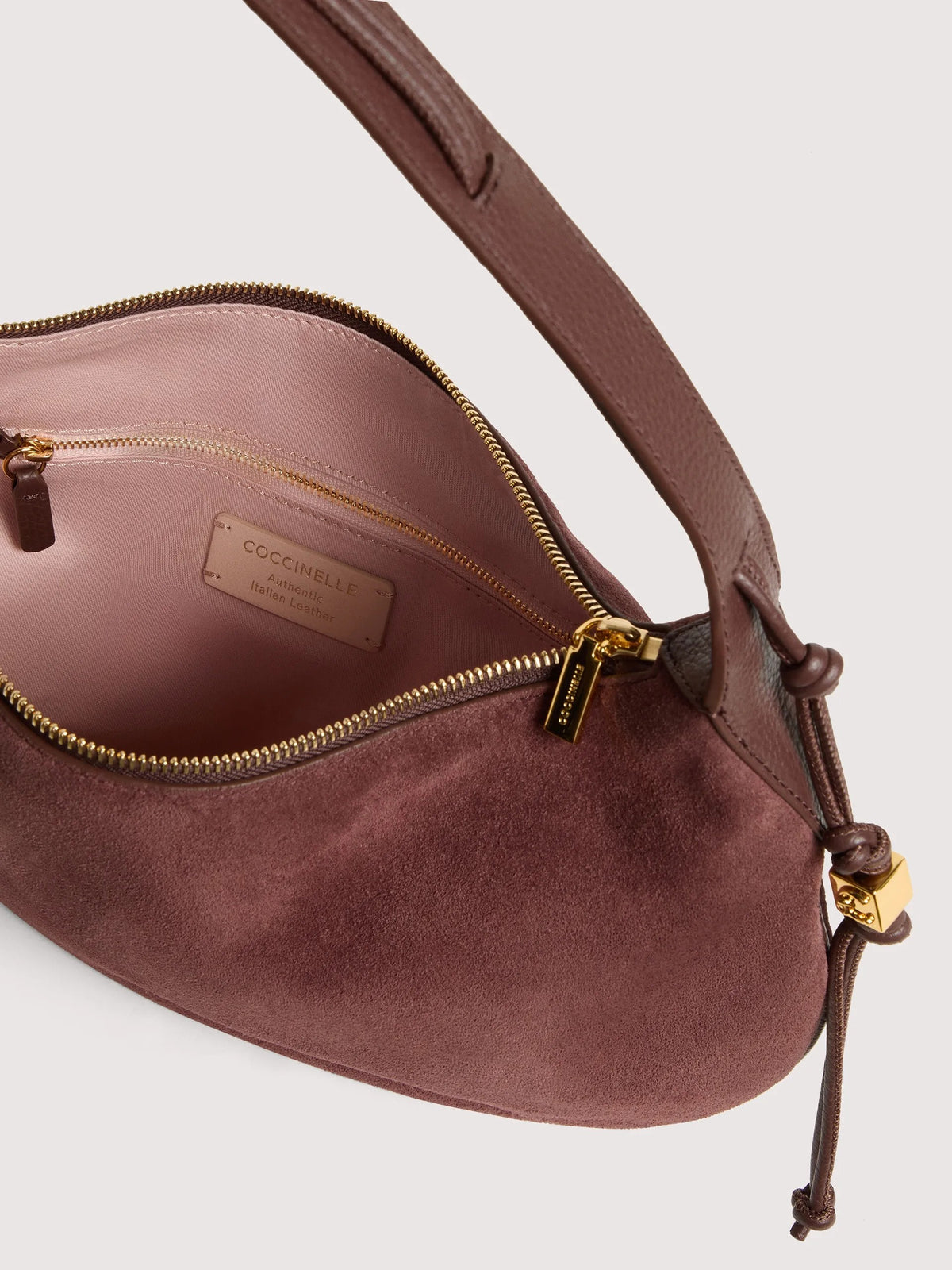Coccinelle borsa a spalla in camoscio "Thess" Marrone E1VCB130201.R49 BERRY