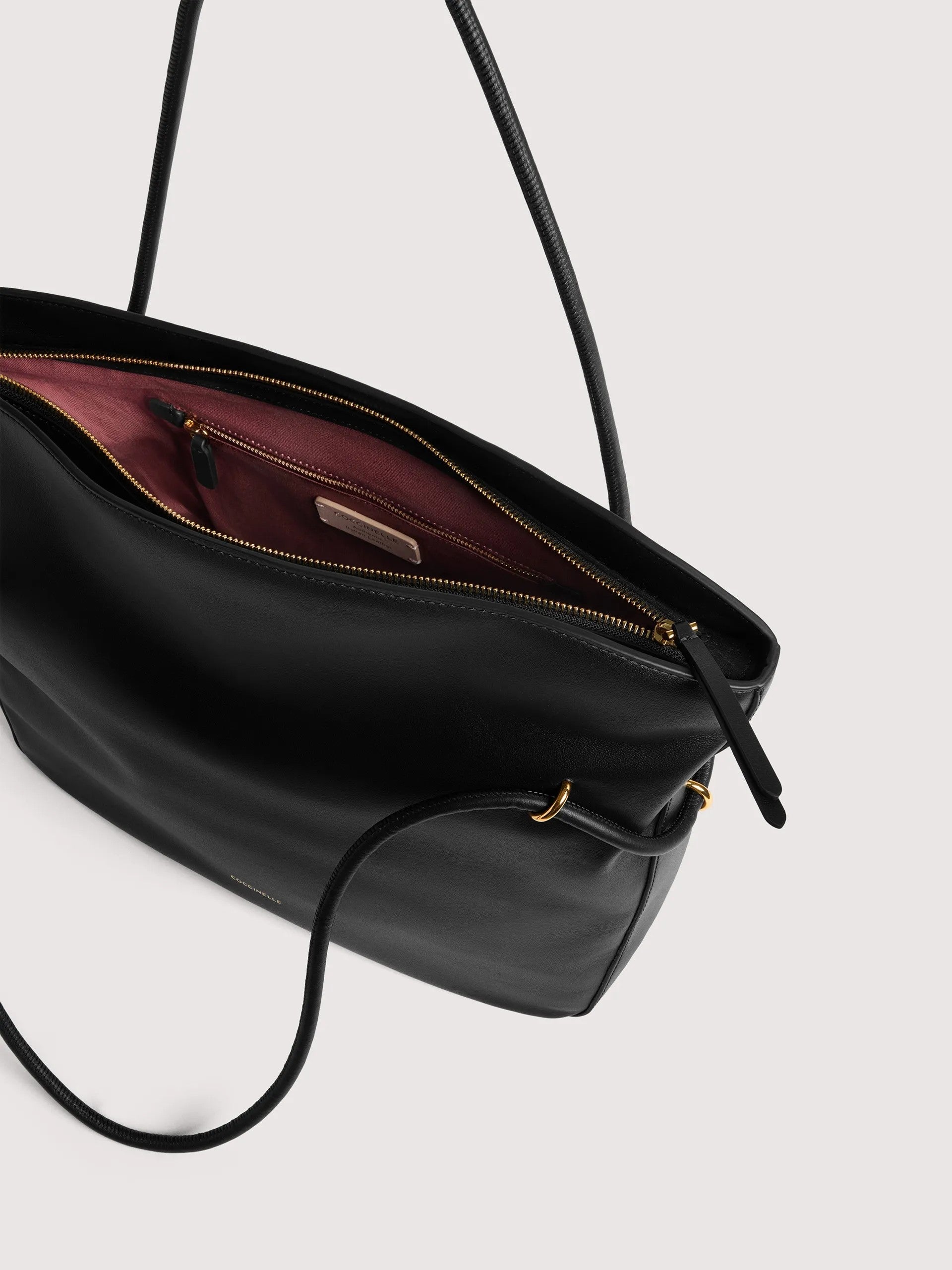 Coccinelle borsa shopping in pelle "Lizzie" Nero E1VEP110101.001 NOIR