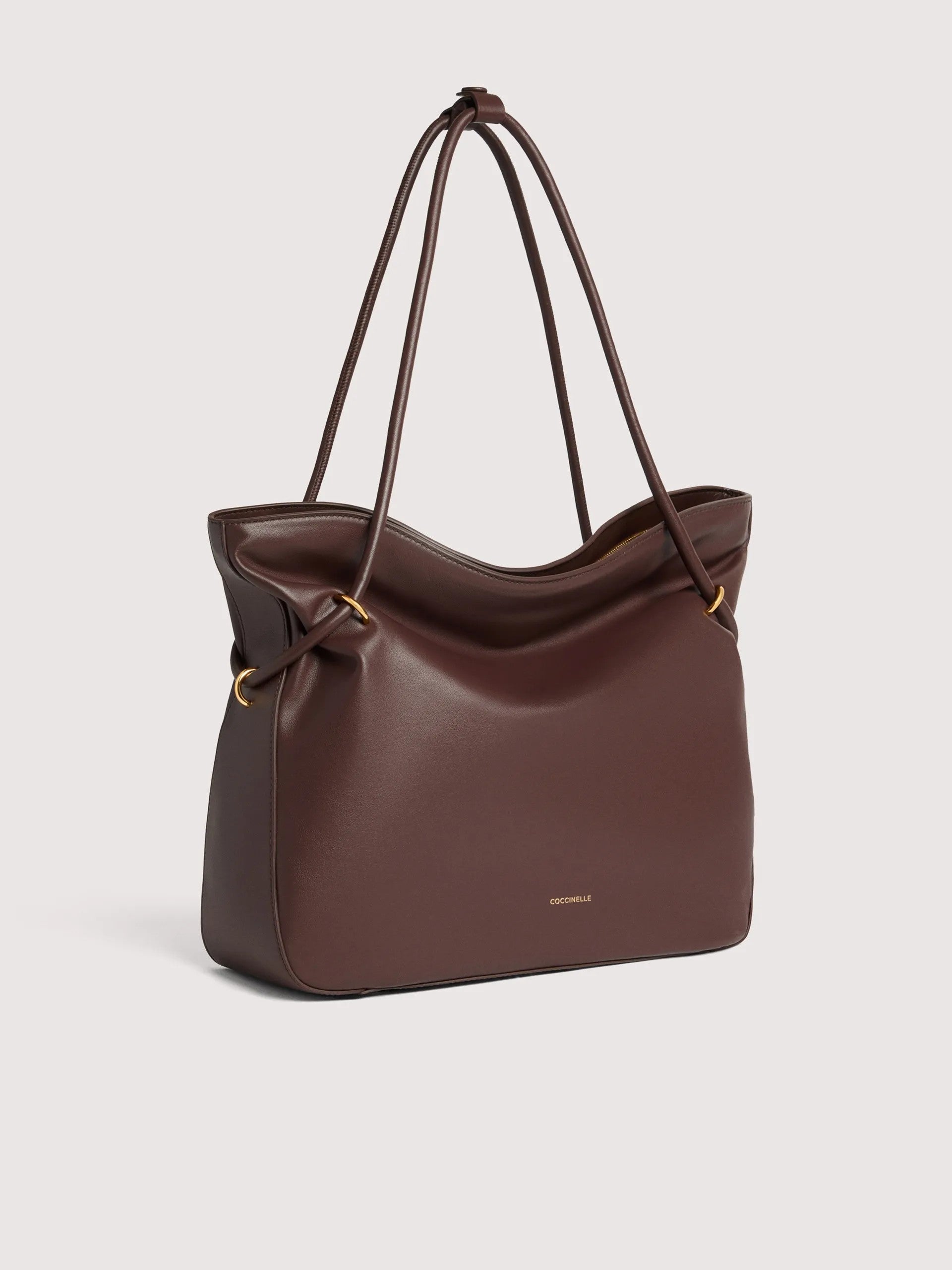 Coccinelle borsa shopping in pelle "Lizzie" Marrone E1VEP110101.R49 BERRY
