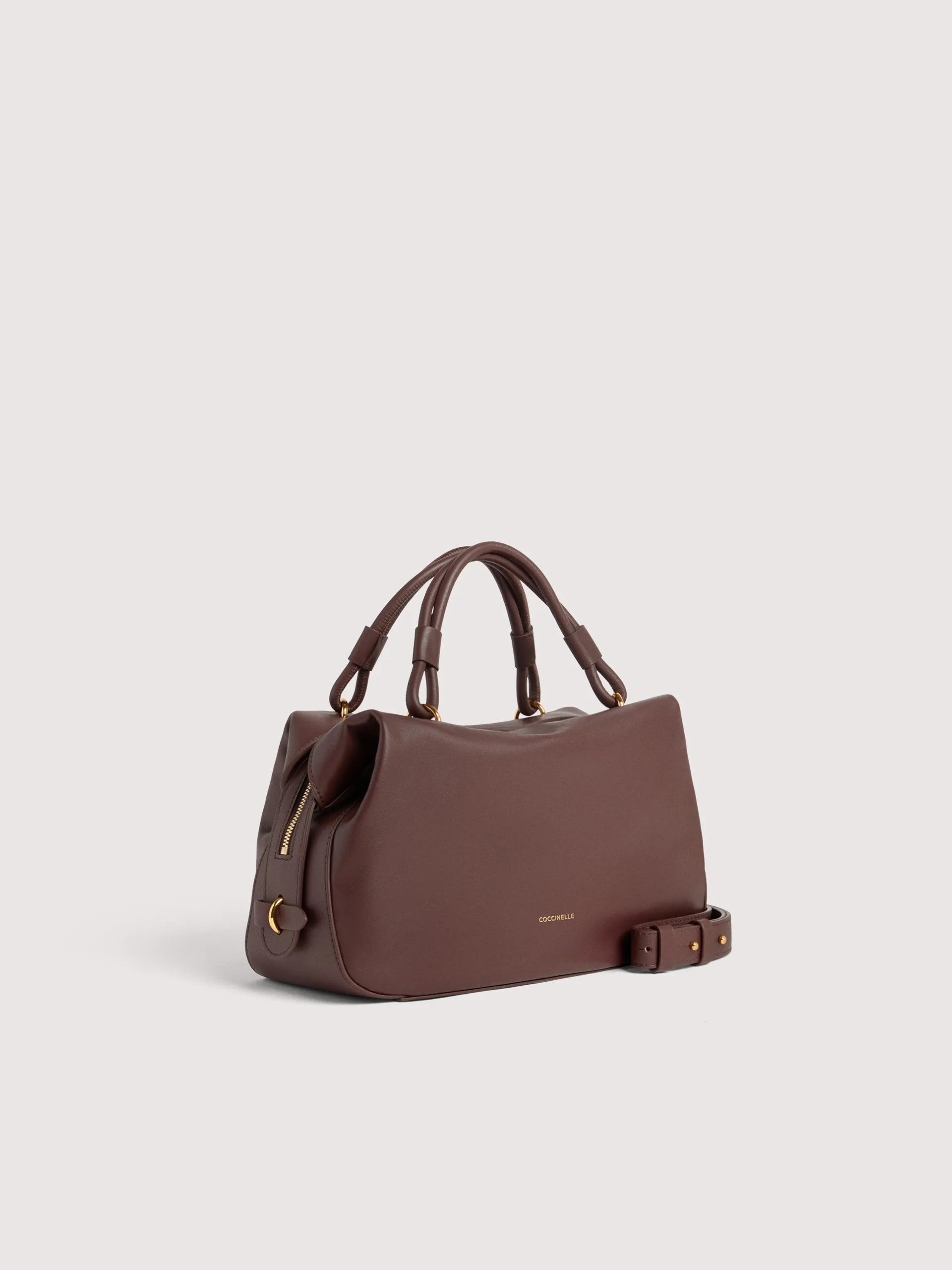 Coccinelle borsa a mano in pelle "Lizzie" Marrone E1VEP180201.R49 BERRY