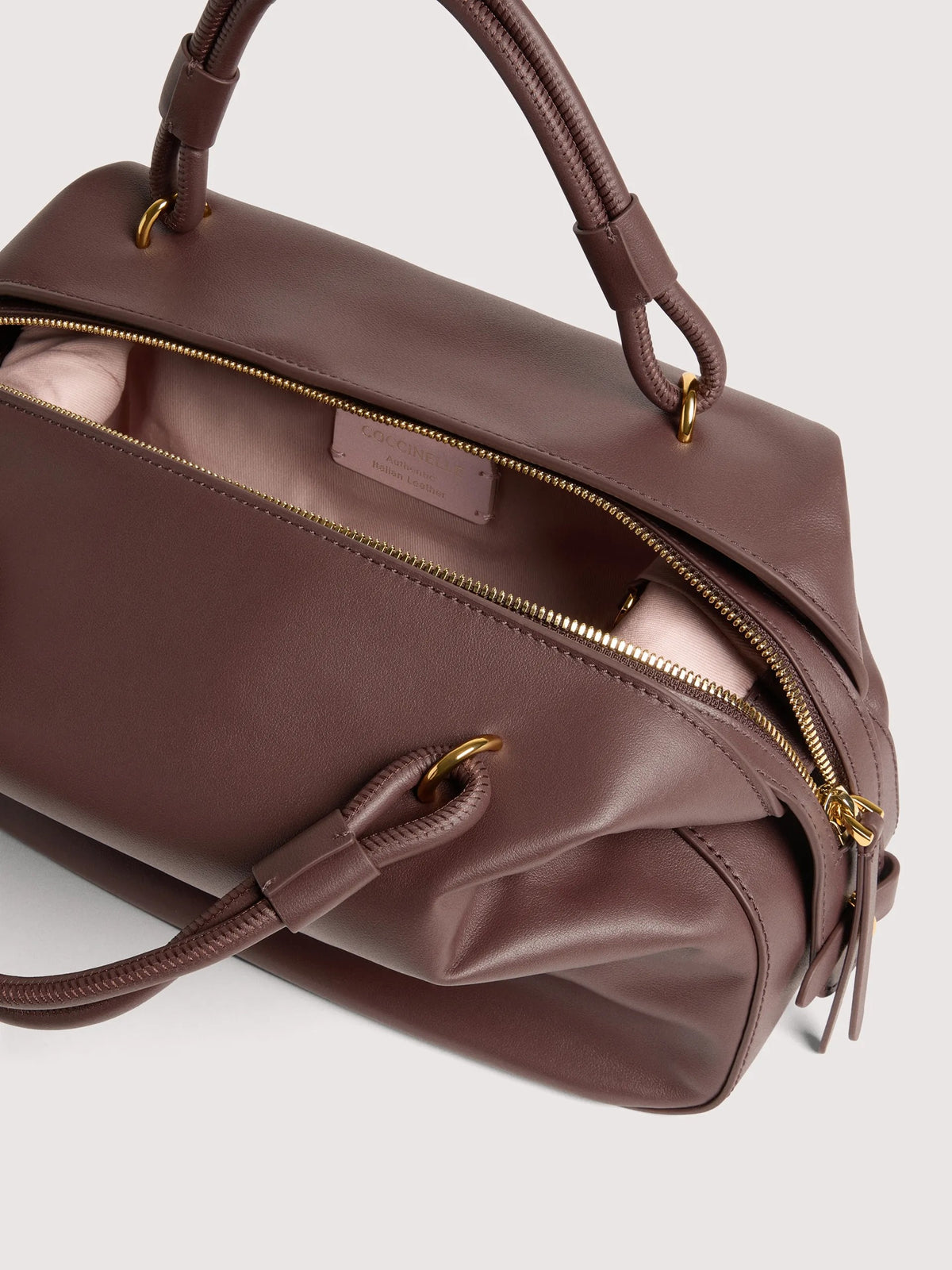 Coccinelle borsa a mano in pelle "Lizzie" Marrone E1VEP180201.R49 BERRY