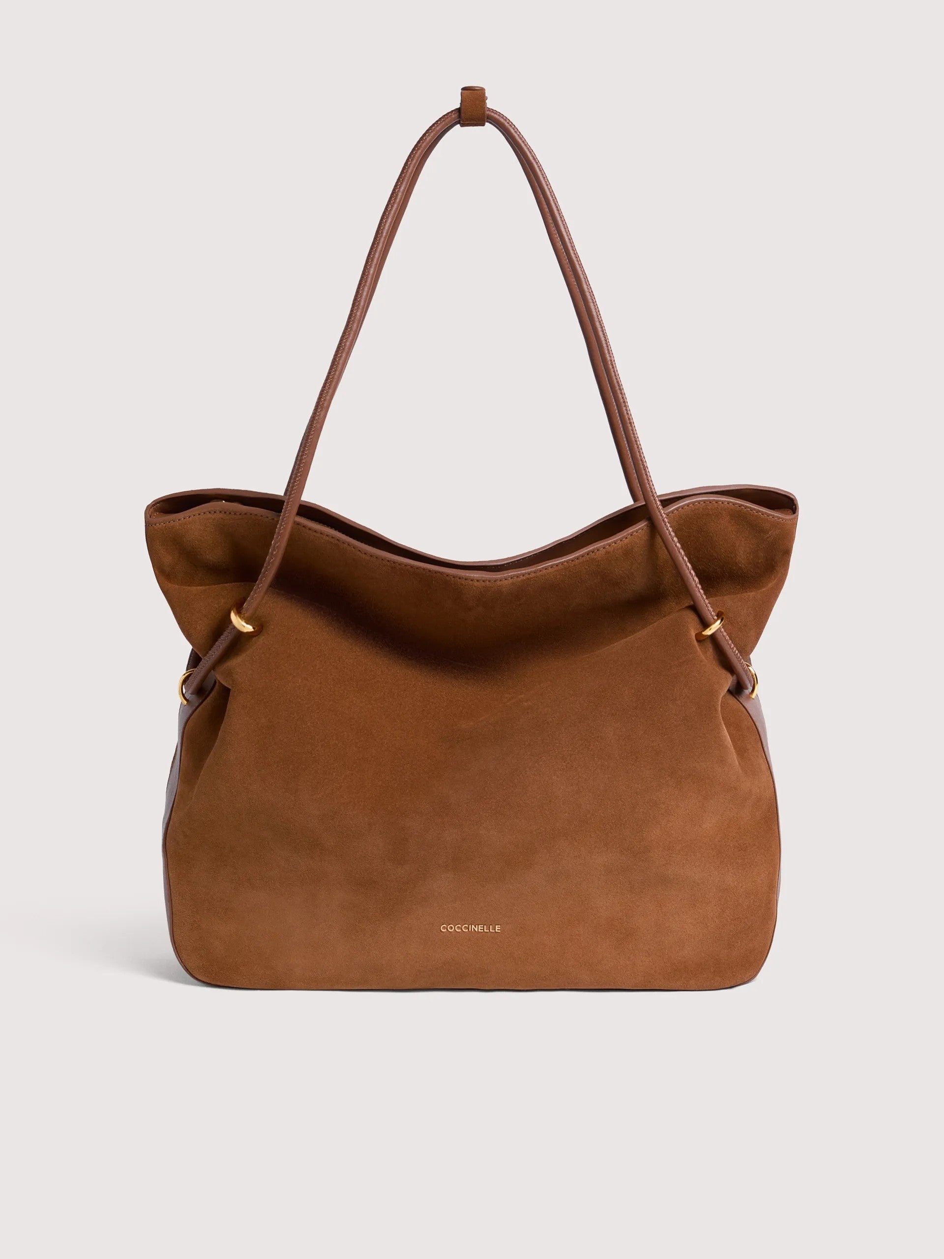 Coccinelle borsa shopping in camoscio "Lizzie" Cuoio E1VEQ110101.W11 COGNAC