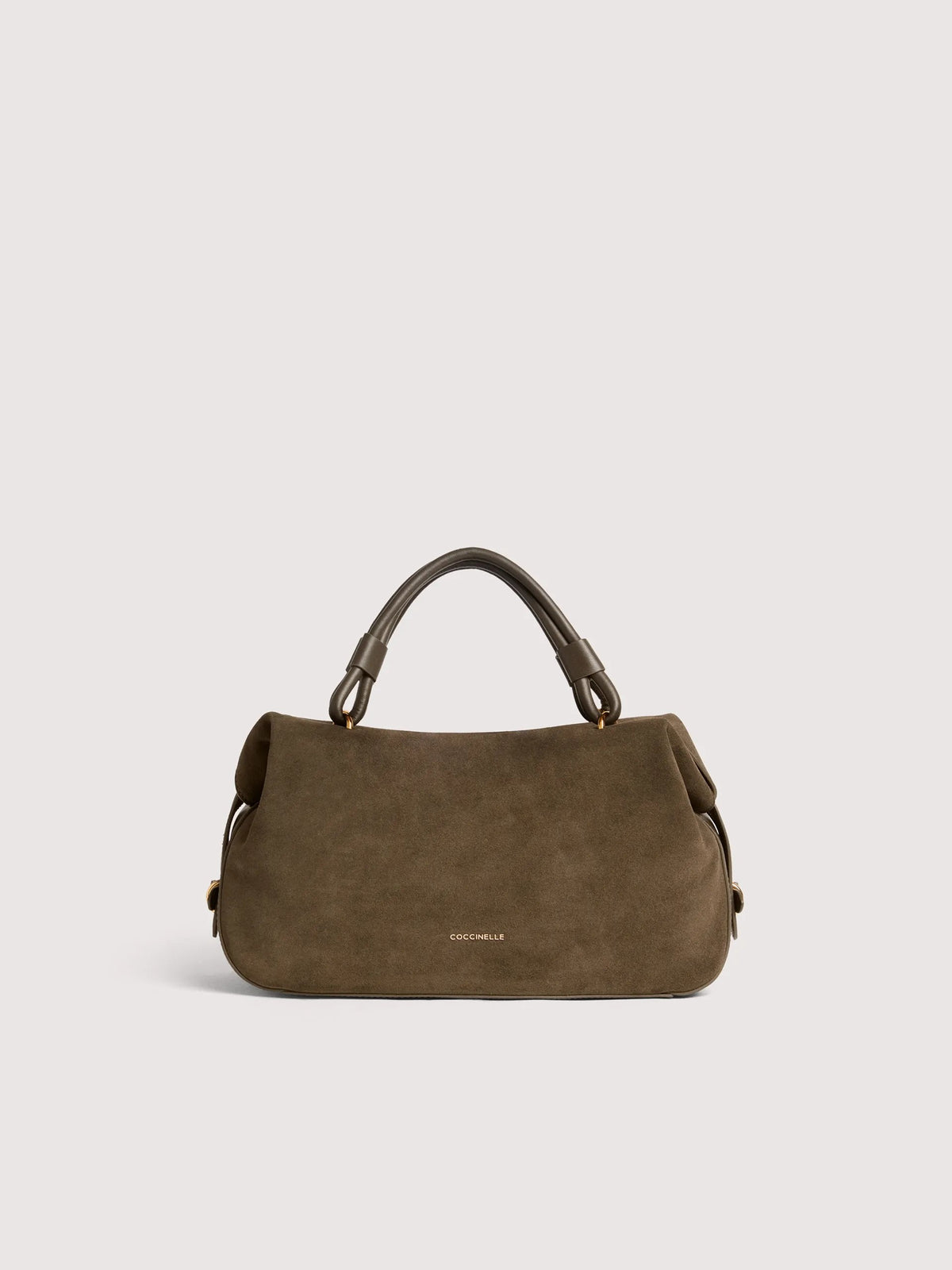 Coccinelle borsa a mano in camoscio "Lizzie" Verde E1VEQ180201.W25 FANGO