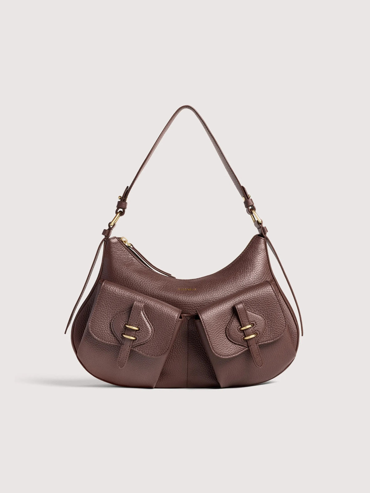 Coccinelle borsa a spalla in pelle "Mavery Pocket" Marrone E1VGK120101.R49 BERRY