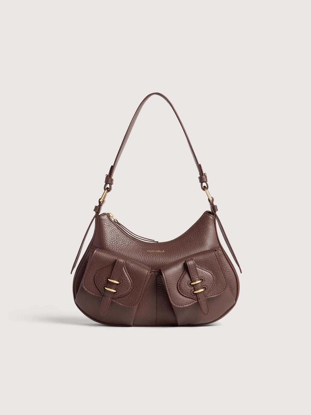 Coccinelle borsa a spalla in pelle "Mavery Pocket" Marrone E1VGK120201.R49 BERRY
