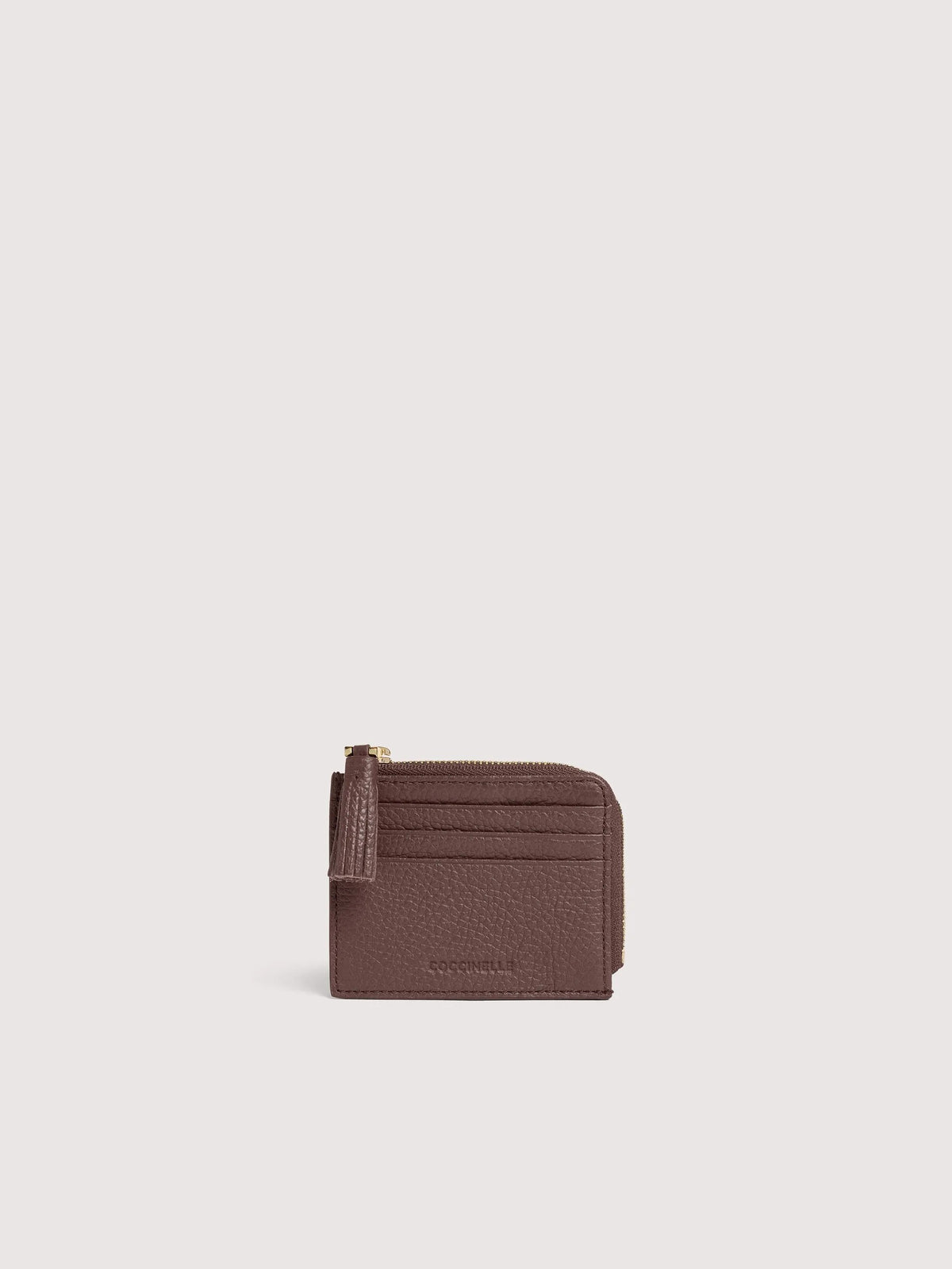 Coccinelle porta carte di credito in pelle "Tassel" Marrone E2MU0128901.R49 BERRY