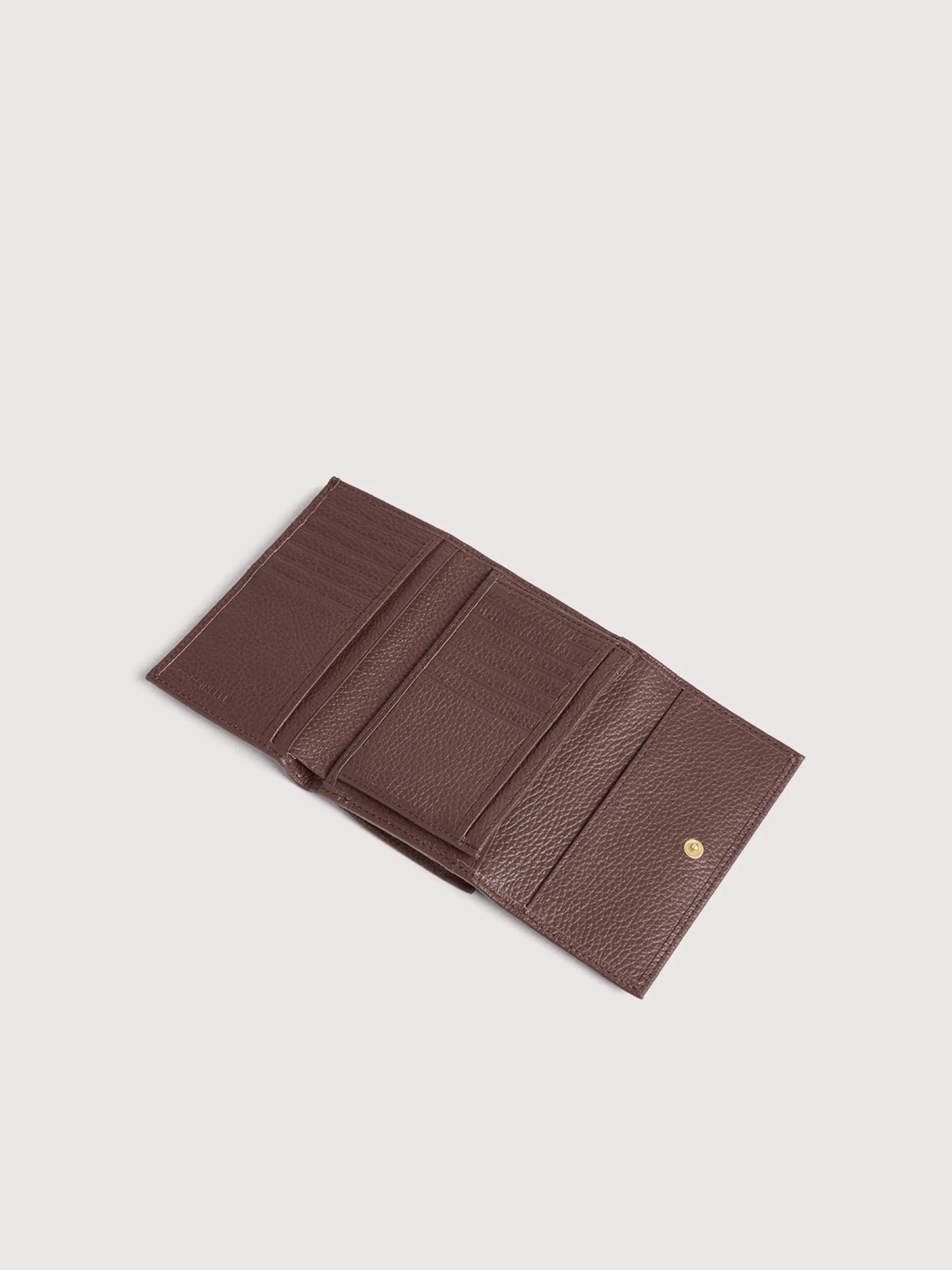 Coccinelle portafogli in pelle "Metallic Soft" Marrone E2MW5116601.R49 BERRY