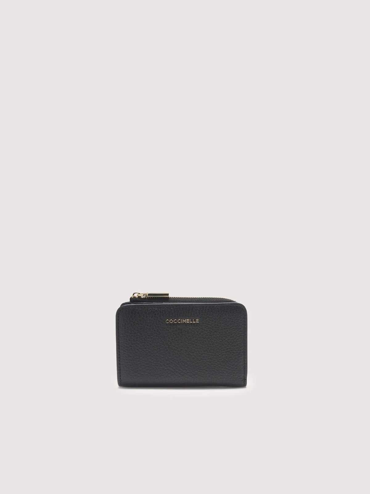 Coccinelle portafogli in pelle "Metallic Soft" Nero E2MW511D101.001 NOIR