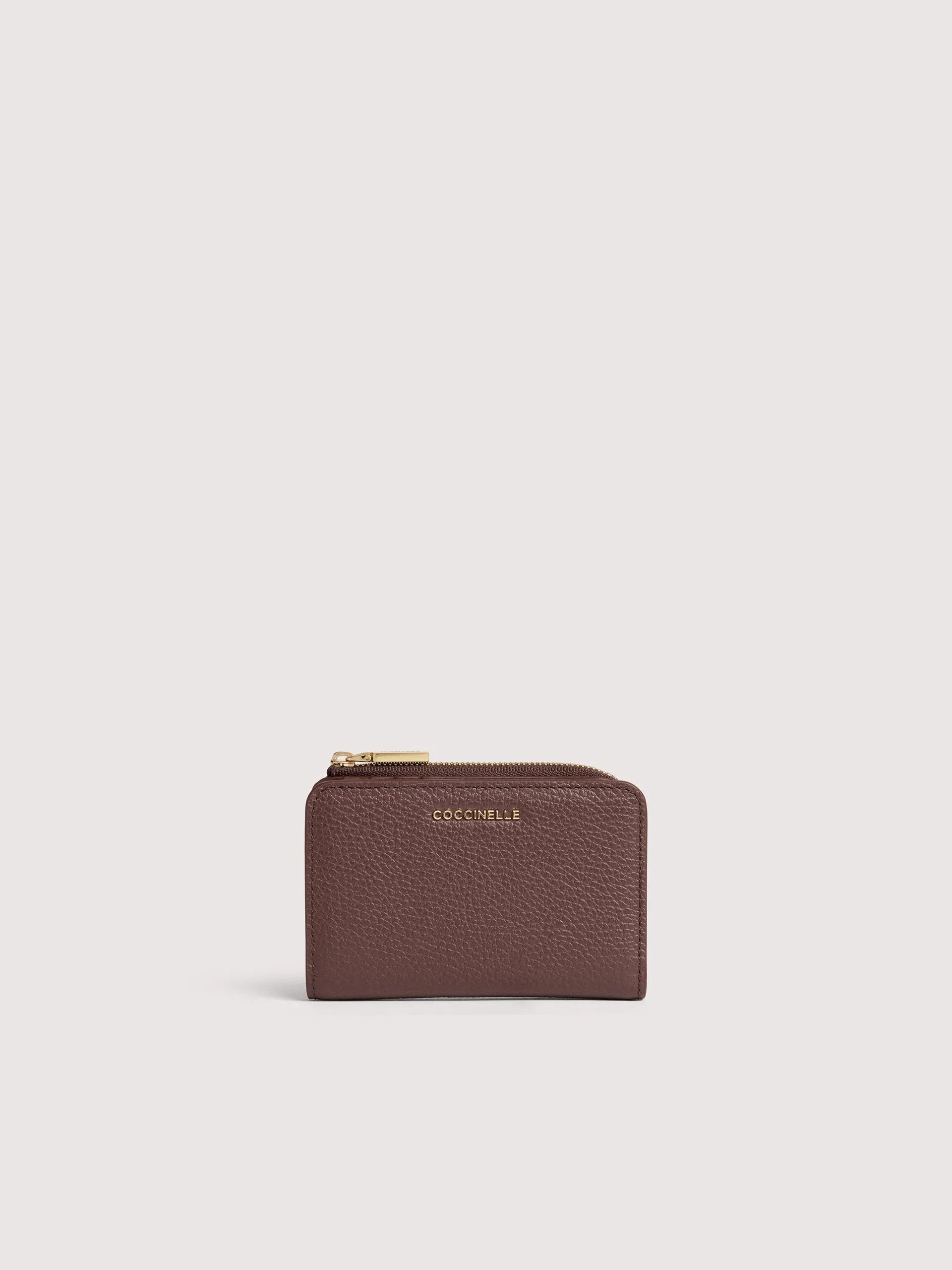 Coccinelle portafogli in pelle "Metallic Soft" Marrone E2MW511D101.R49 BERRY