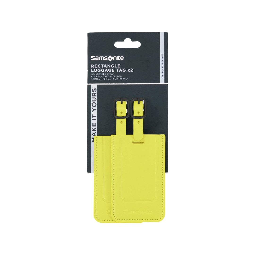 Samsonite set da 2 porta indirizzi in pvc "Ta Revolution" Giallo 155592.1515 LIME
