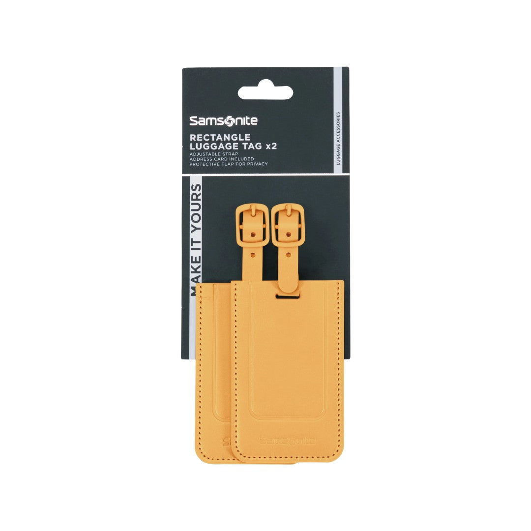 Samsonite set da 2 porta indirizzi in pvc "Ta Revolution" Giallo 155592.1924 YELLOW