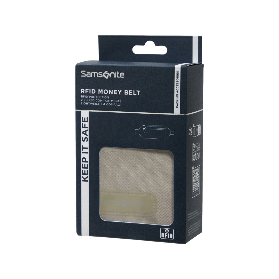 Samsonite marsupio antiscippo in tessuto "Ta Revolution" Beige 155575.2957 ECLIPSE GREY