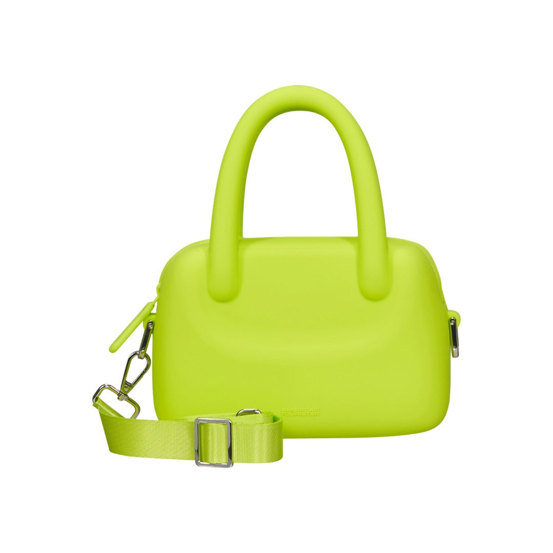 American Tourister mini bag in gomma "Jellypop" Giallo 162201.1515 LIME