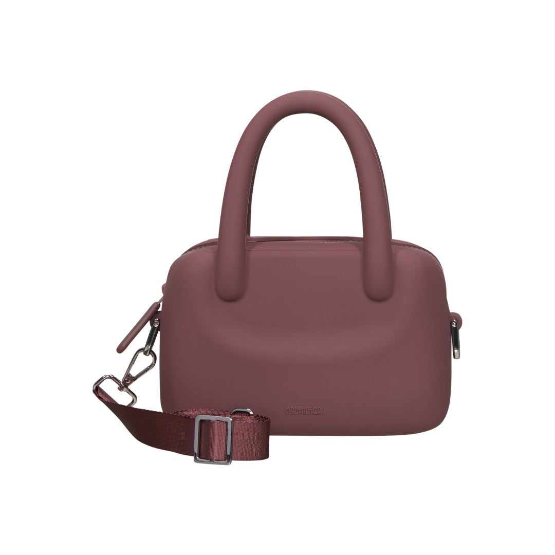 American Tourister mini bag in gomma "Jellypop" Bordeaux 162201.A941 GALACTIC MAUVE