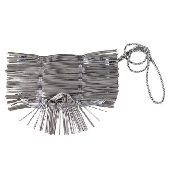 Tsoukala pochette in tessuto "Clutch" Argento CLUTCH ME.SILVER