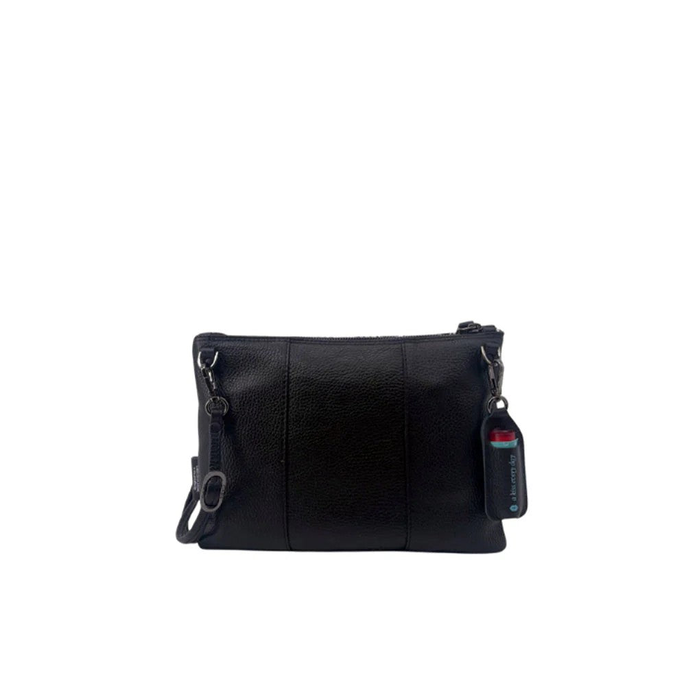Gabs borsa a tracolla in pelle "BEYONCE M" Bianco e nero 40T2/3283.82 PROFILI B/N