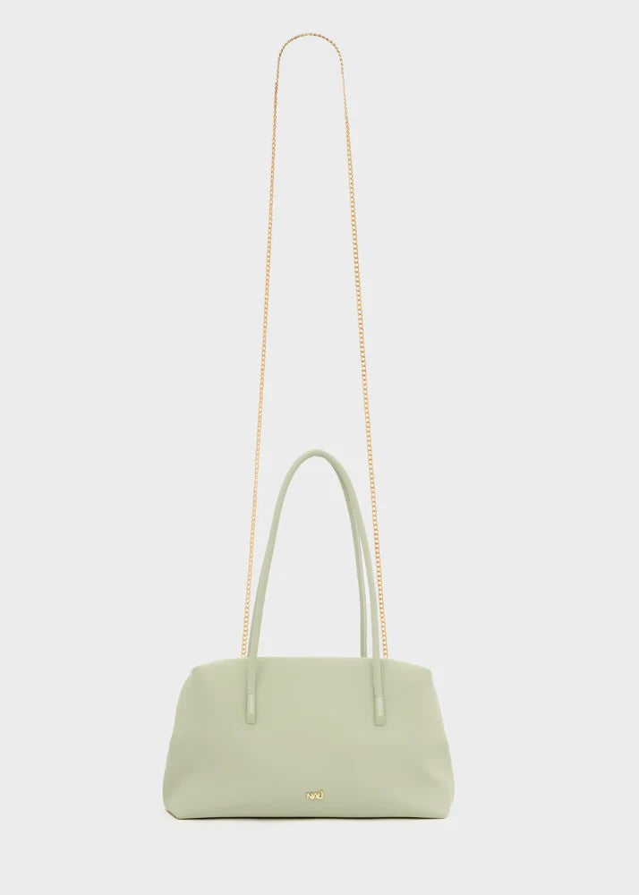 Nalì borsa a spalla in ecopelle "Cassi" Verde SNBS005.VERDE