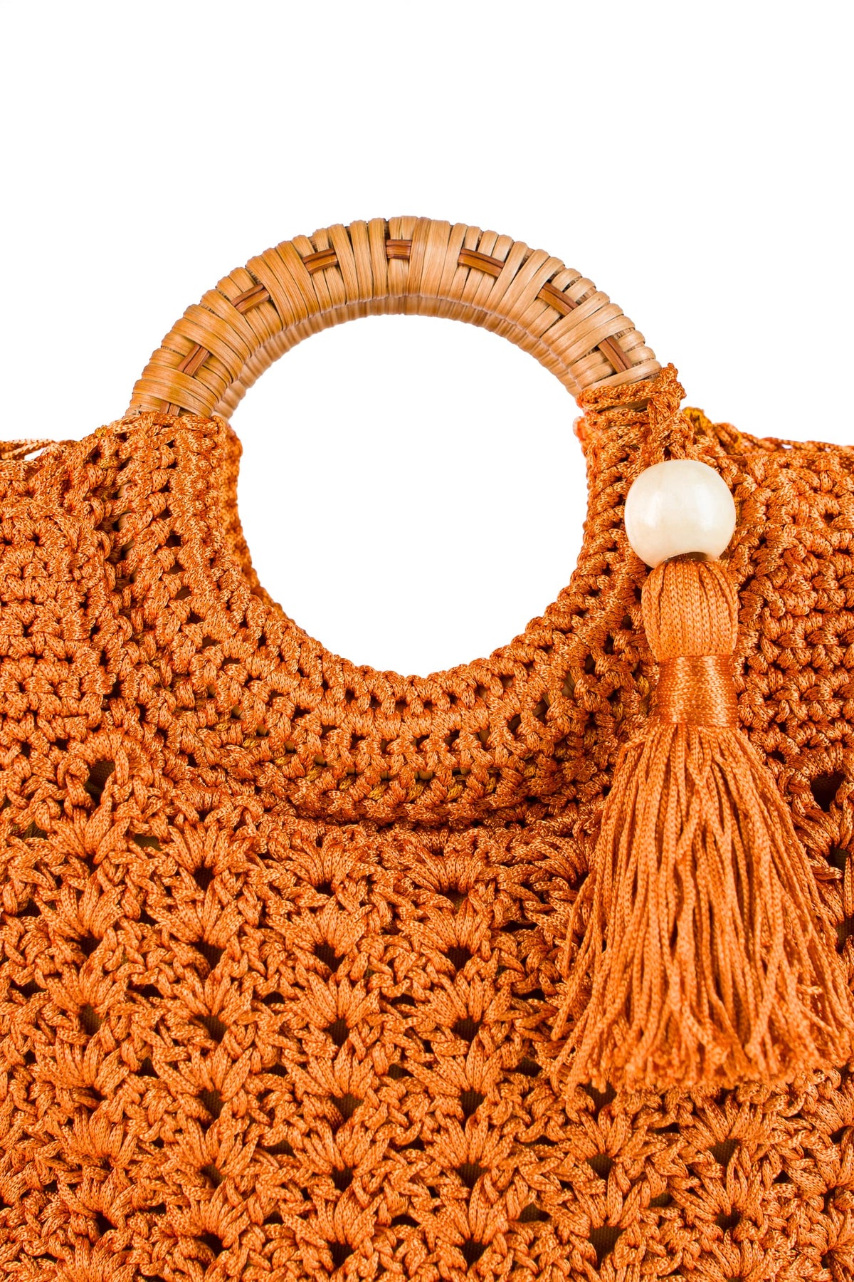 Enrico Versari borsa a mano in tessuto "Fancy" Arancione FANCY NC.OCHRE