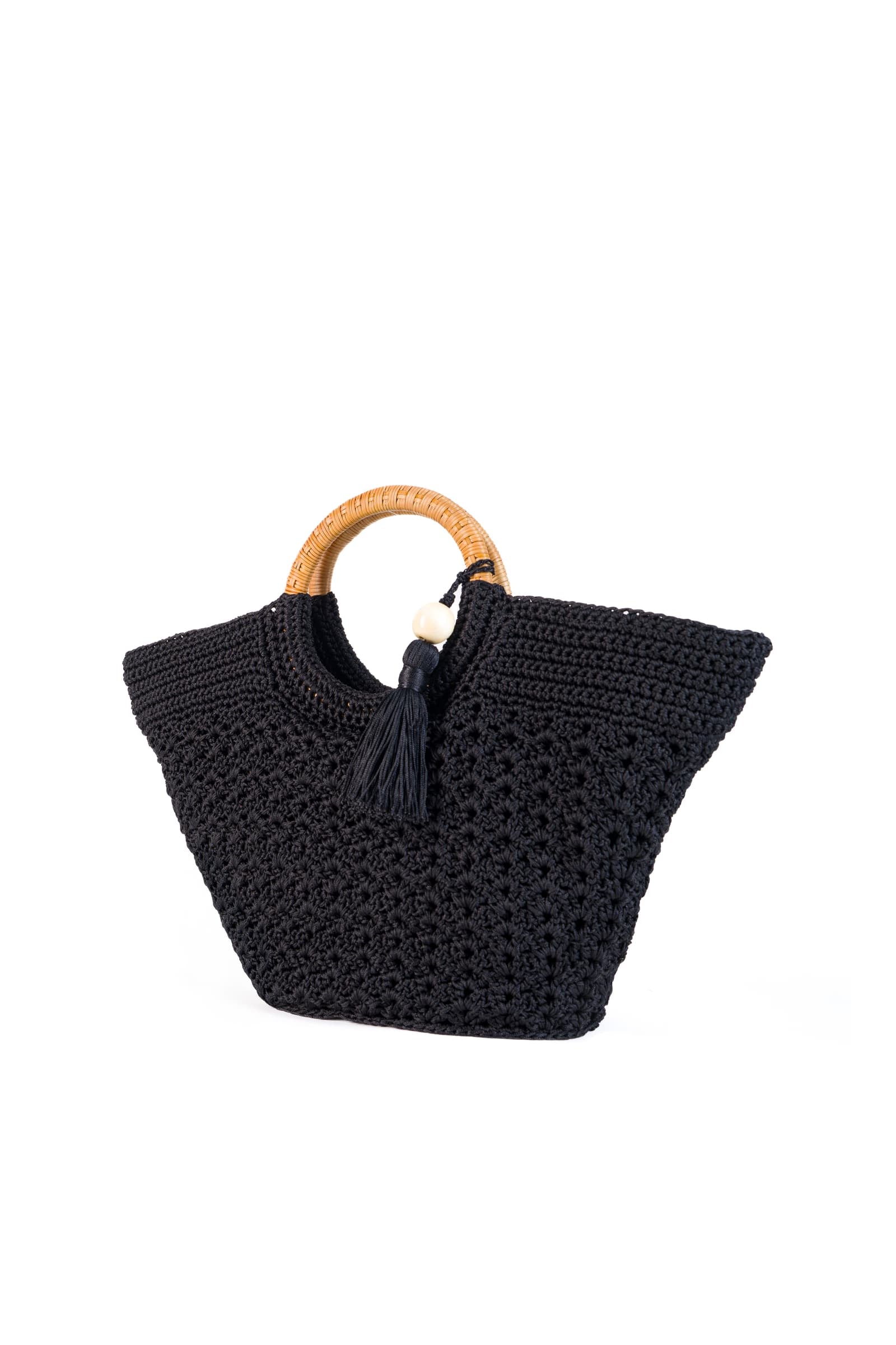 Enrico Versari borsa a mano in tessuto "Fancy" Nero FANCY NC.BLACK