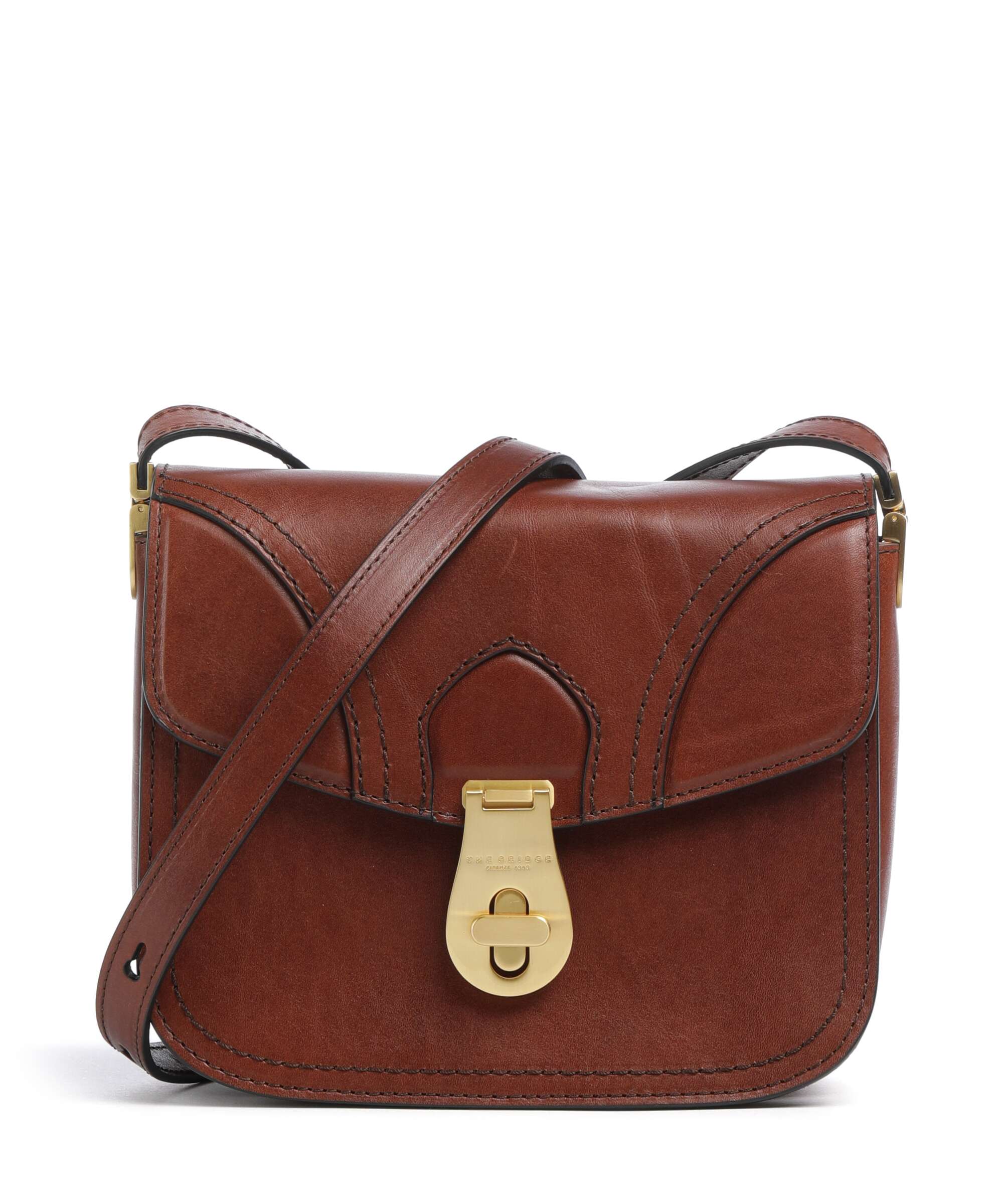 The Bridge borsa a tracolla in pelle "Mia" Marrone 04341601.14