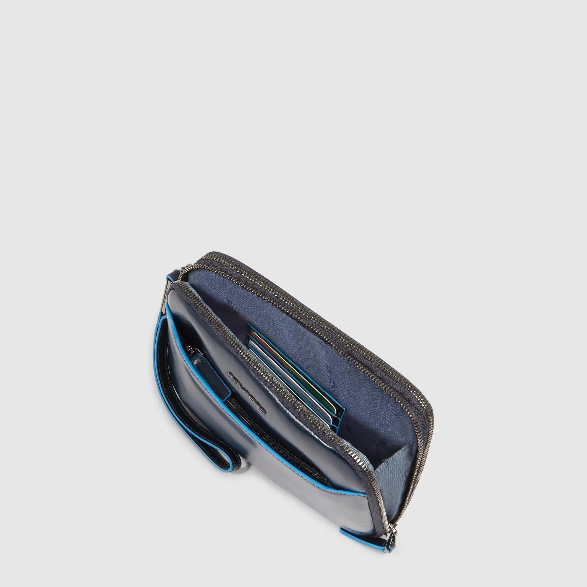 Piquadro pochette in pelle "Blue Square" AC6901B2R.BLU2
