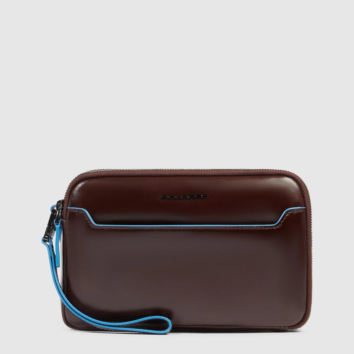 Piquadro pochette in pelle "Blue Square" Marrone AC6901B2R.MO