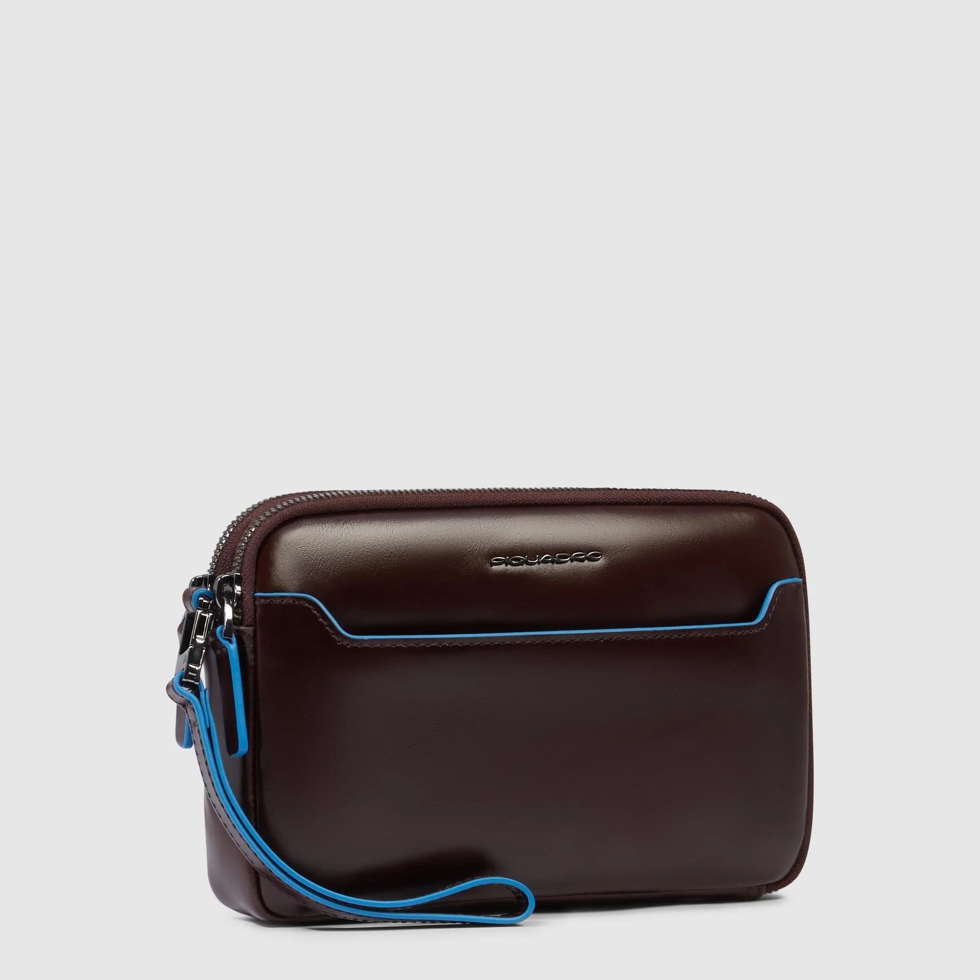 Piquadro pochette in pelle "Blue Square" Marrone AC6901B2R.MO