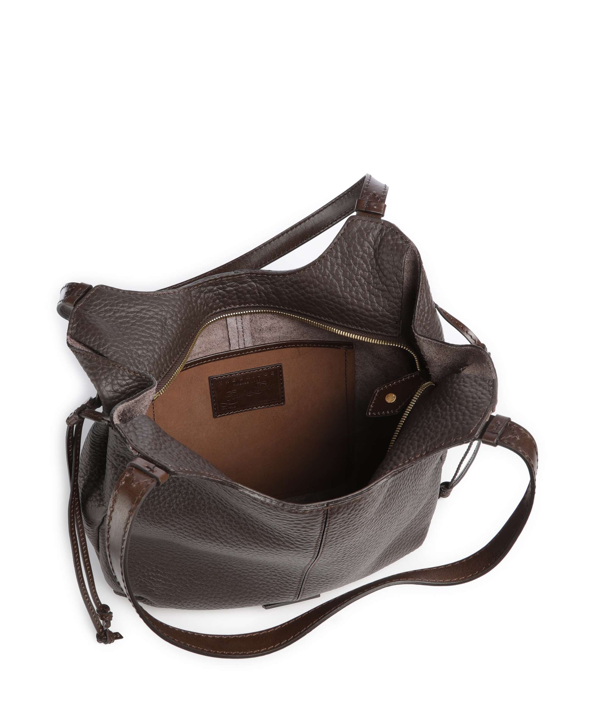 The Bridge borsa shopping in pelle "Martina" Marrone 044056ZA.TV MOKA