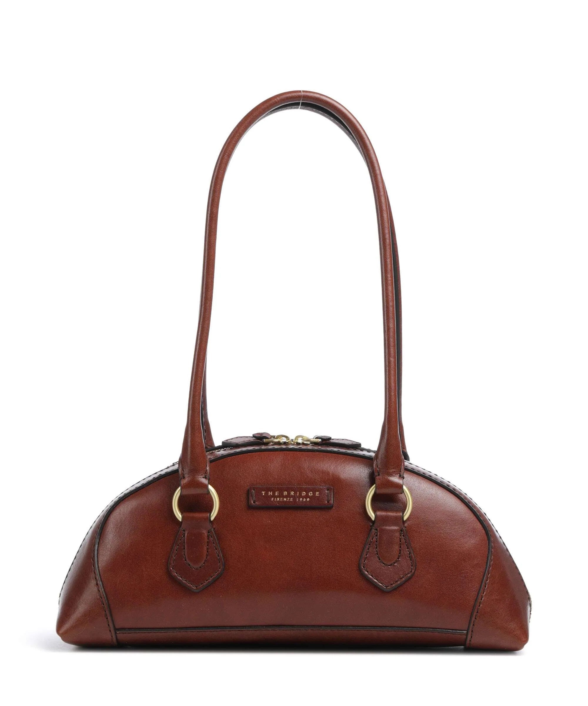 The Bridge borsa a spalla in pelle "Magda" Marrone 04332601.14