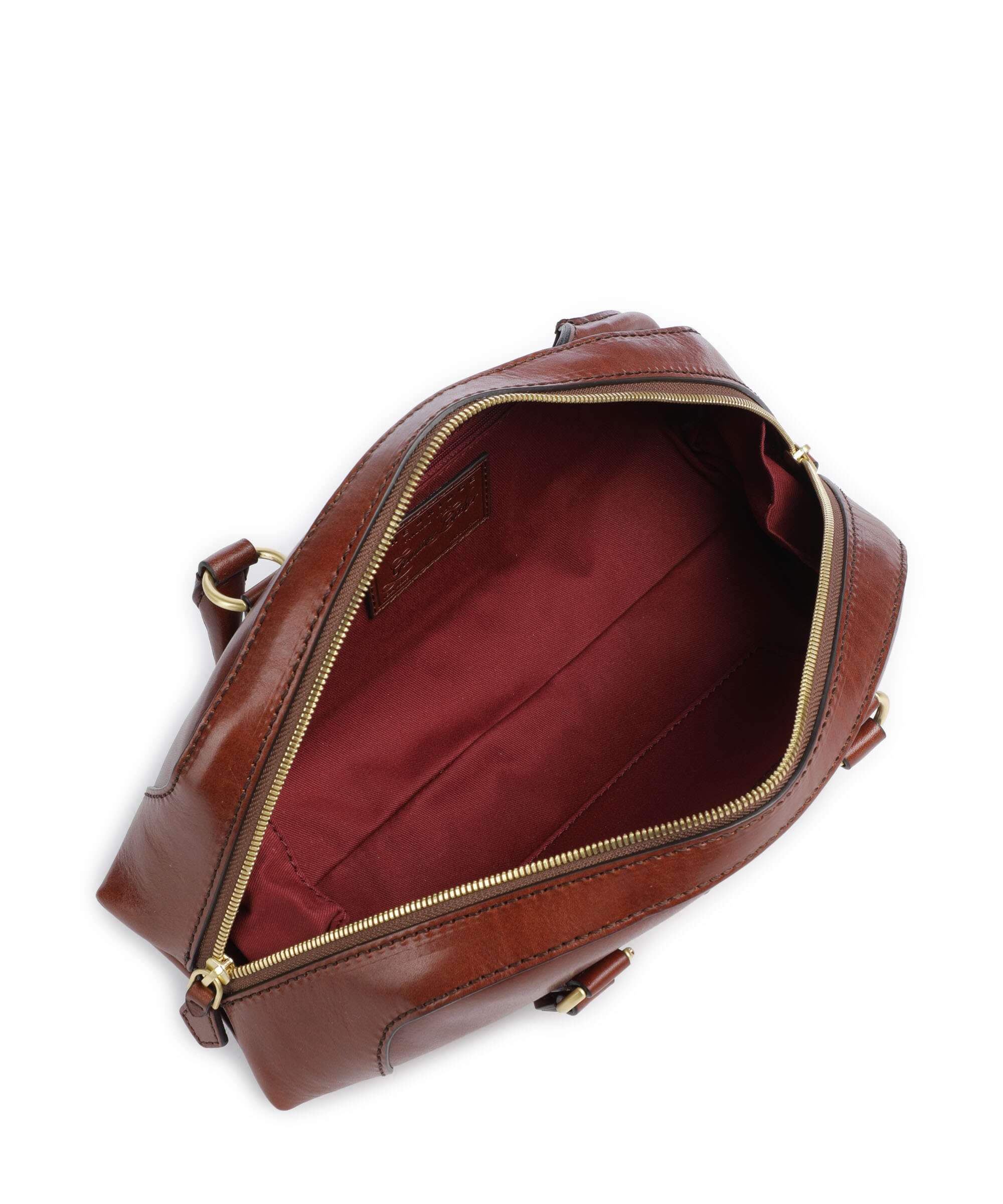 The Bridge borsa a spalla in pelle "Magda" Marrone 04332601.14