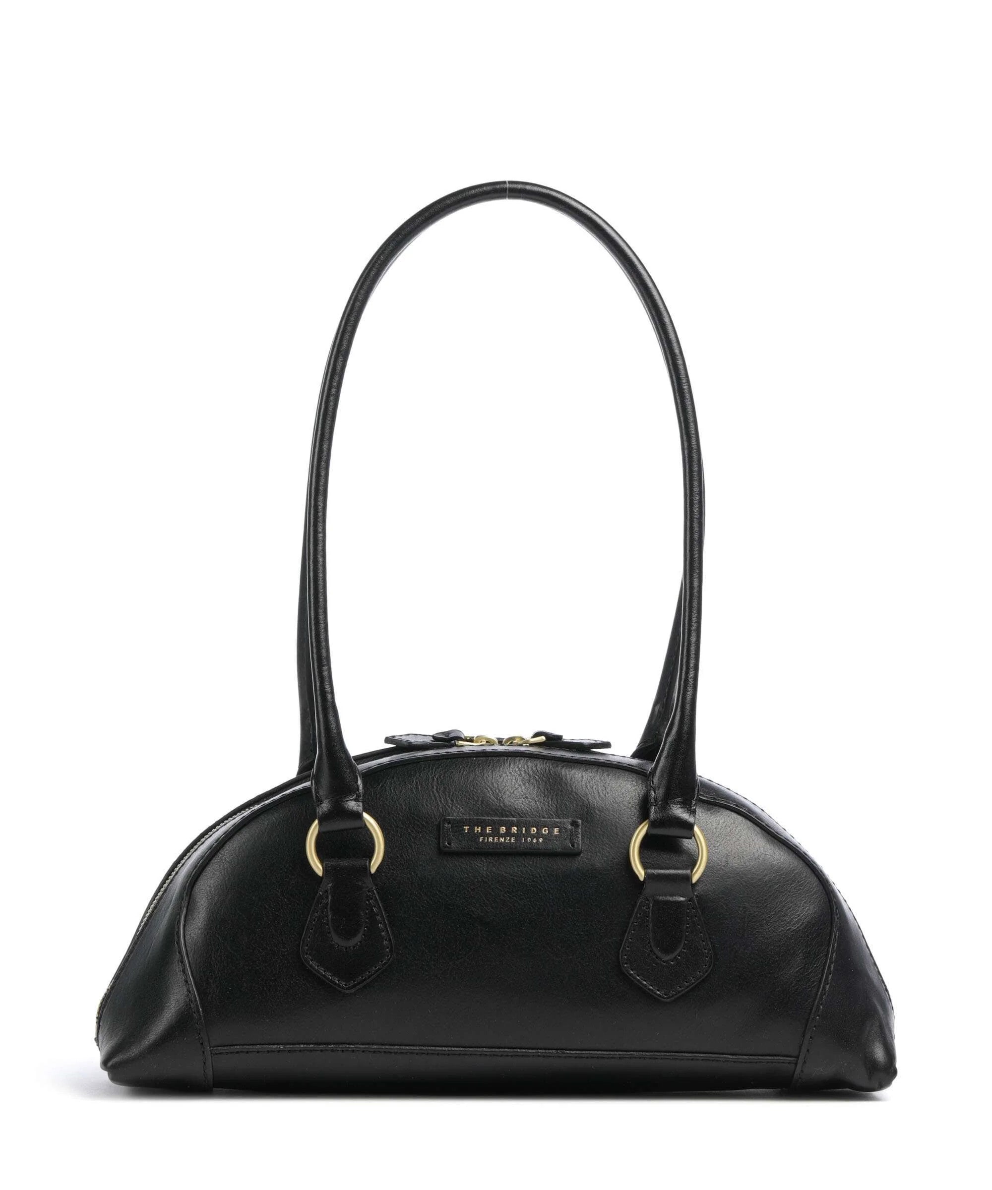 The Bridge borsa a spalla in pelle "Magda" Nero 04332601.30