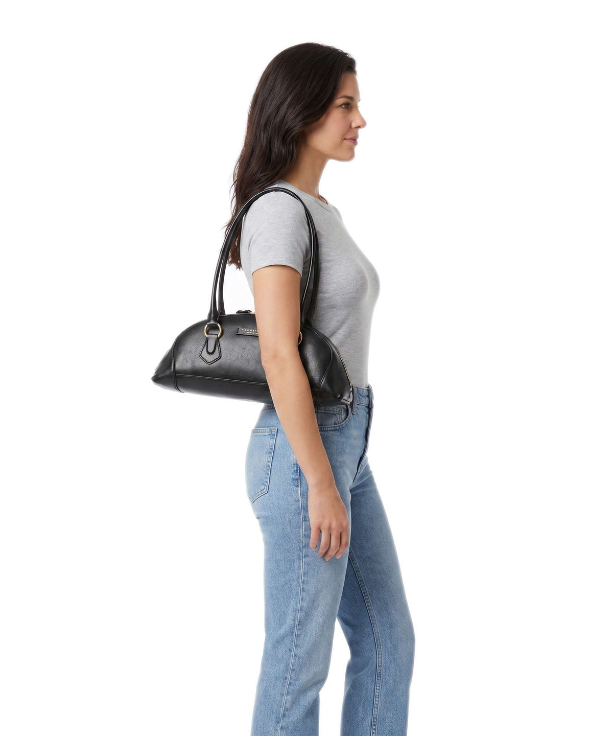 The Bridge borsa a spalla in pelle "Magda" Nero 04332601.30